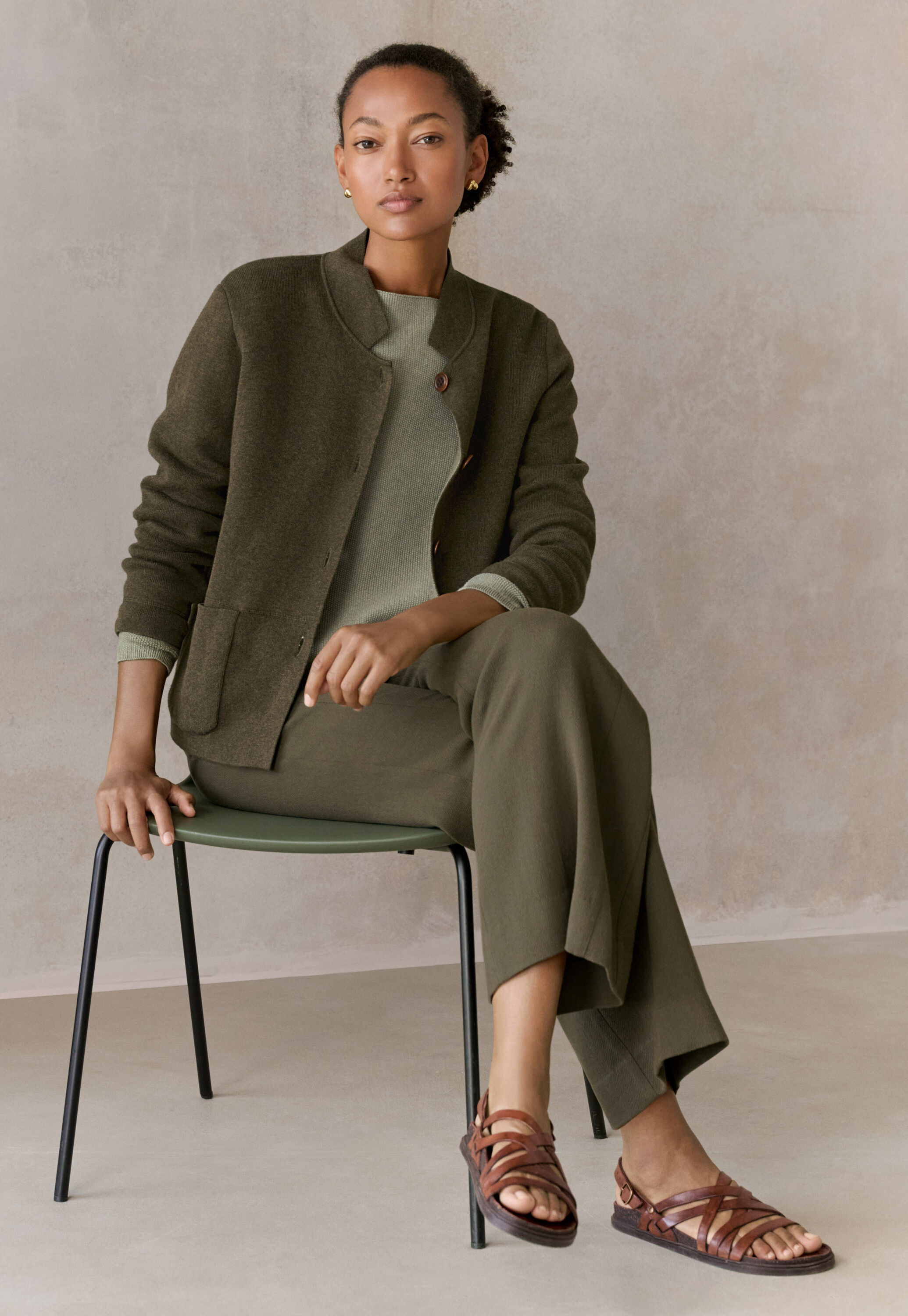 Boat-neck sweater