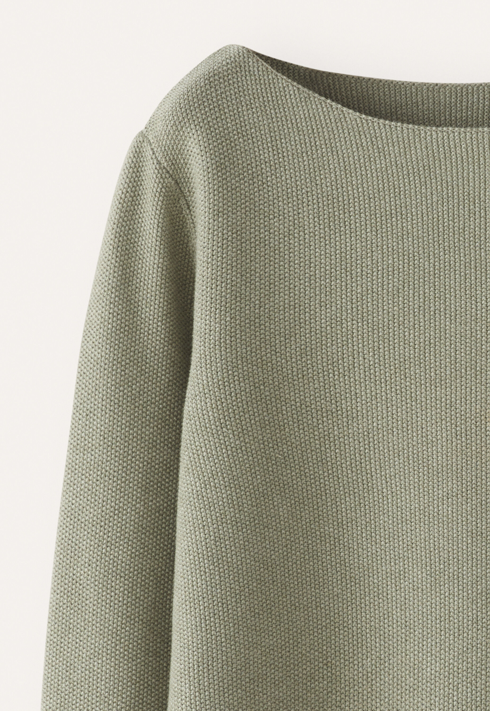 Boat-neck sweater