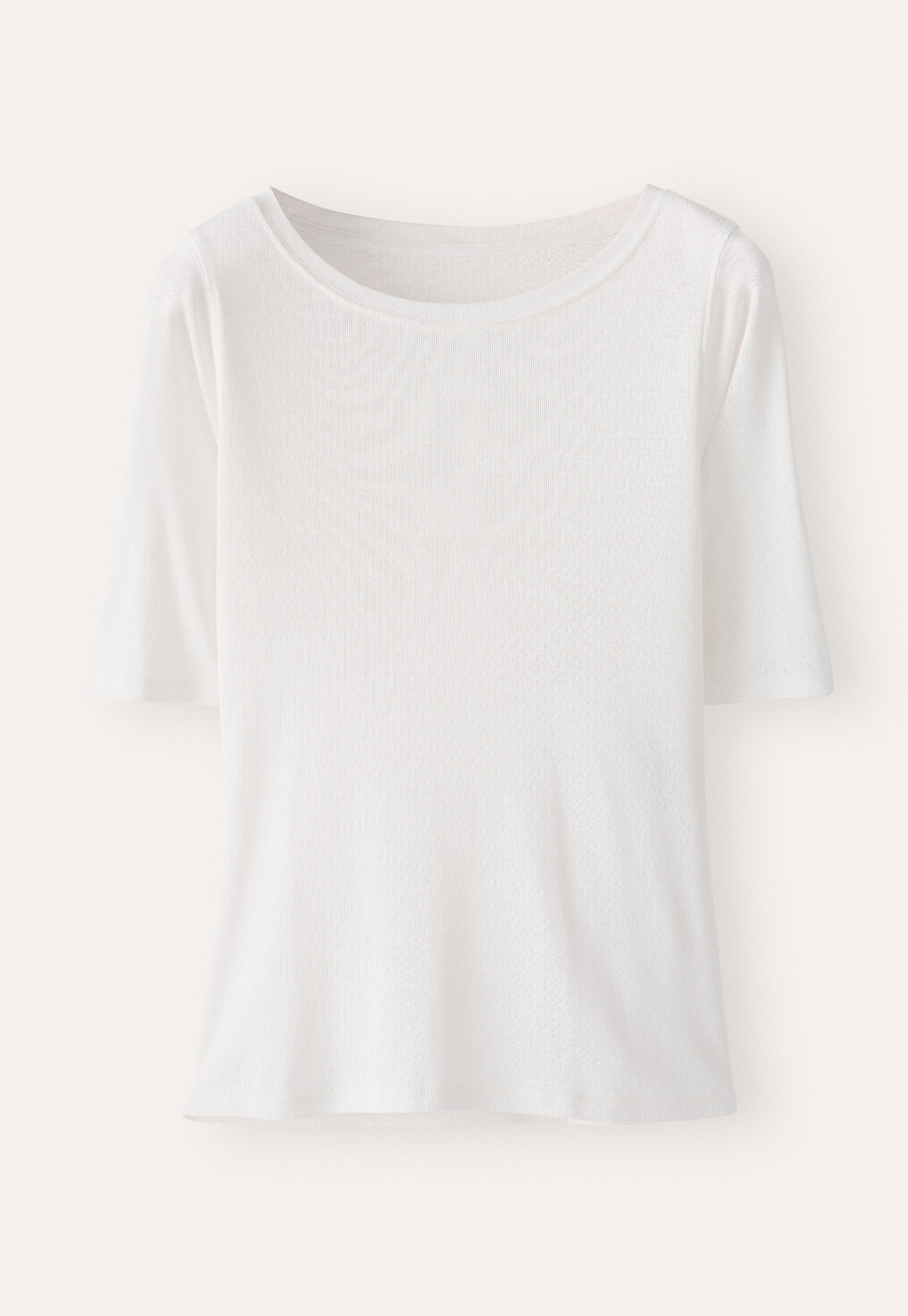 Ribbed jersey top