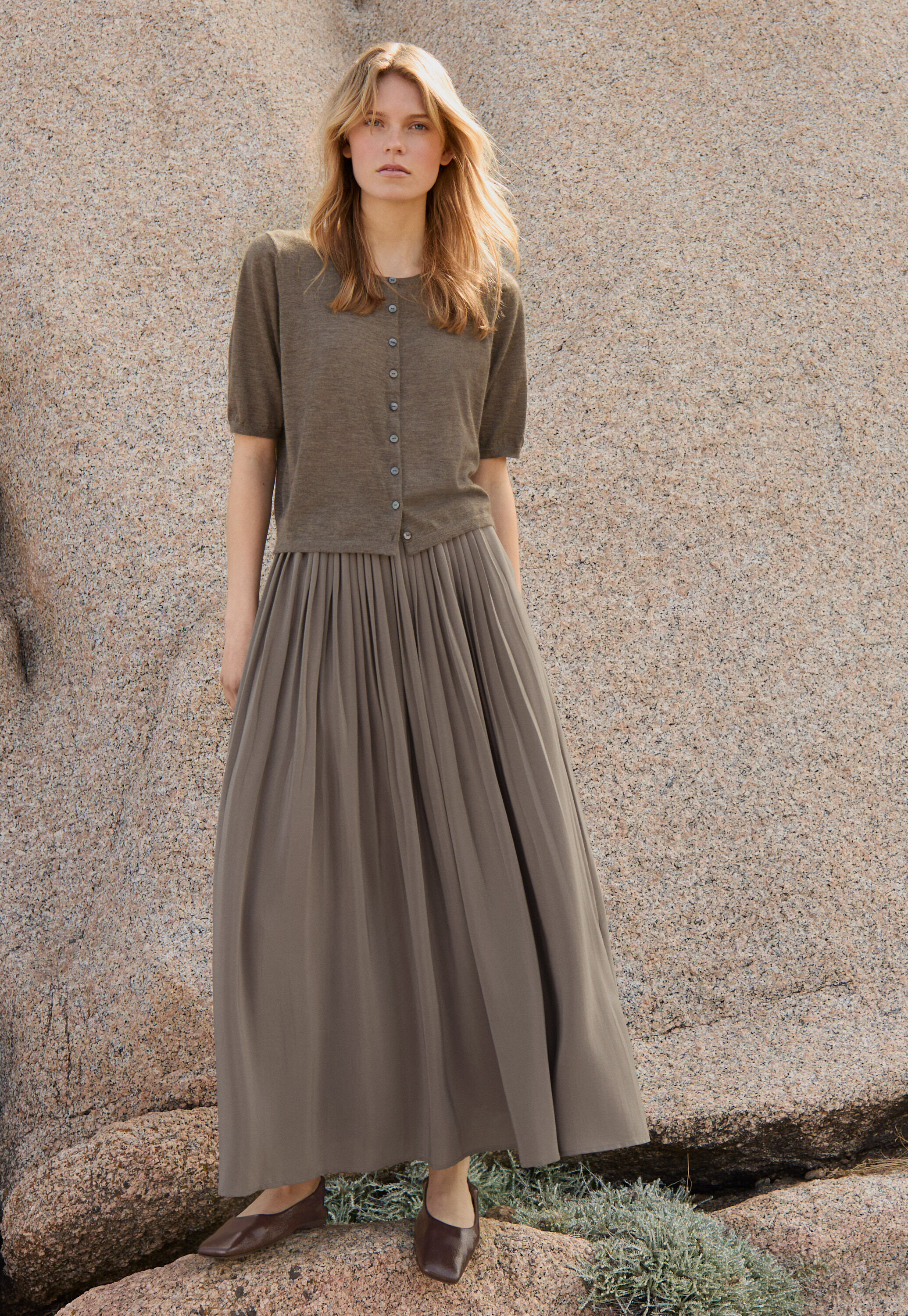 Button-through sweater