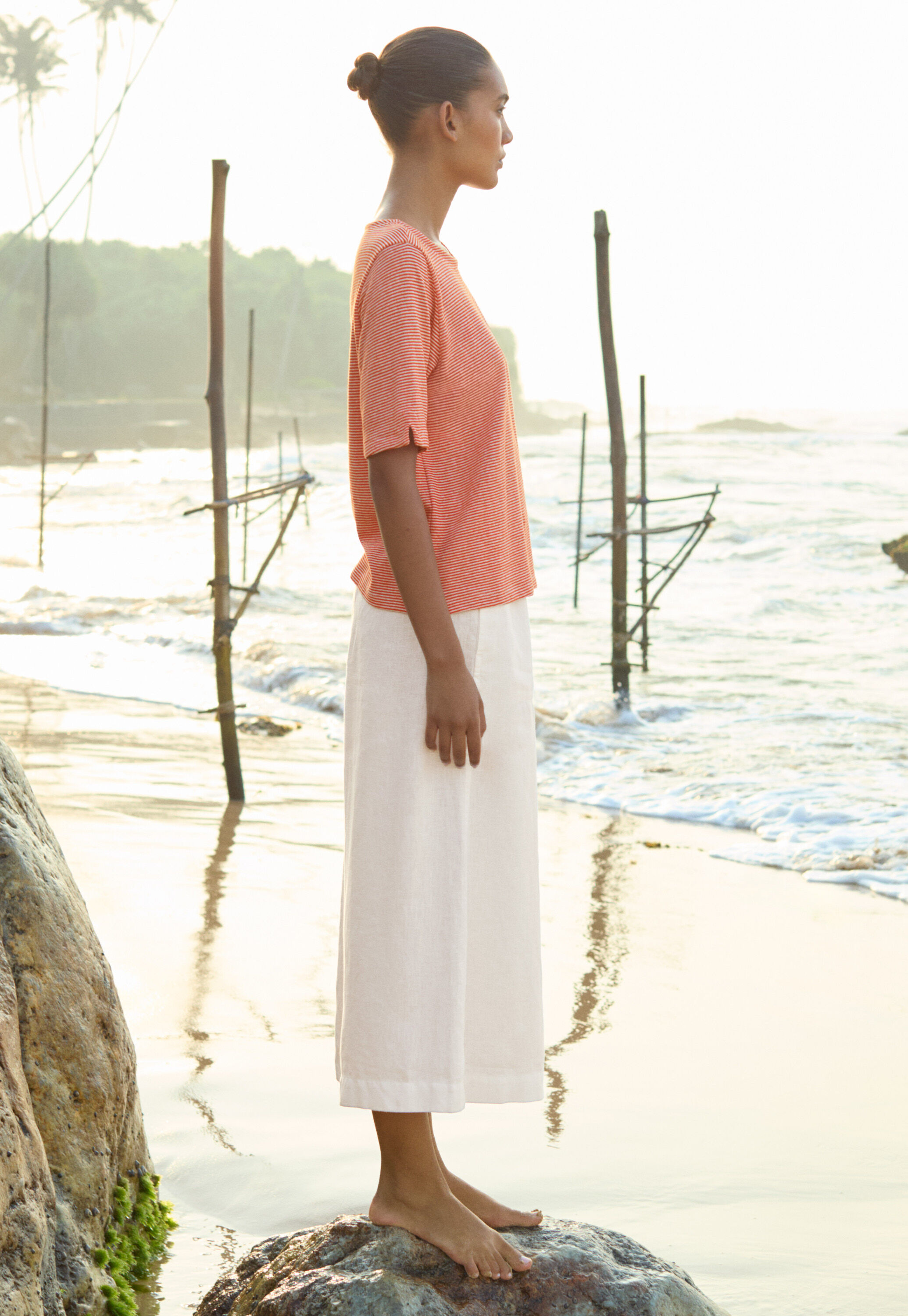Wide & cropped culottes