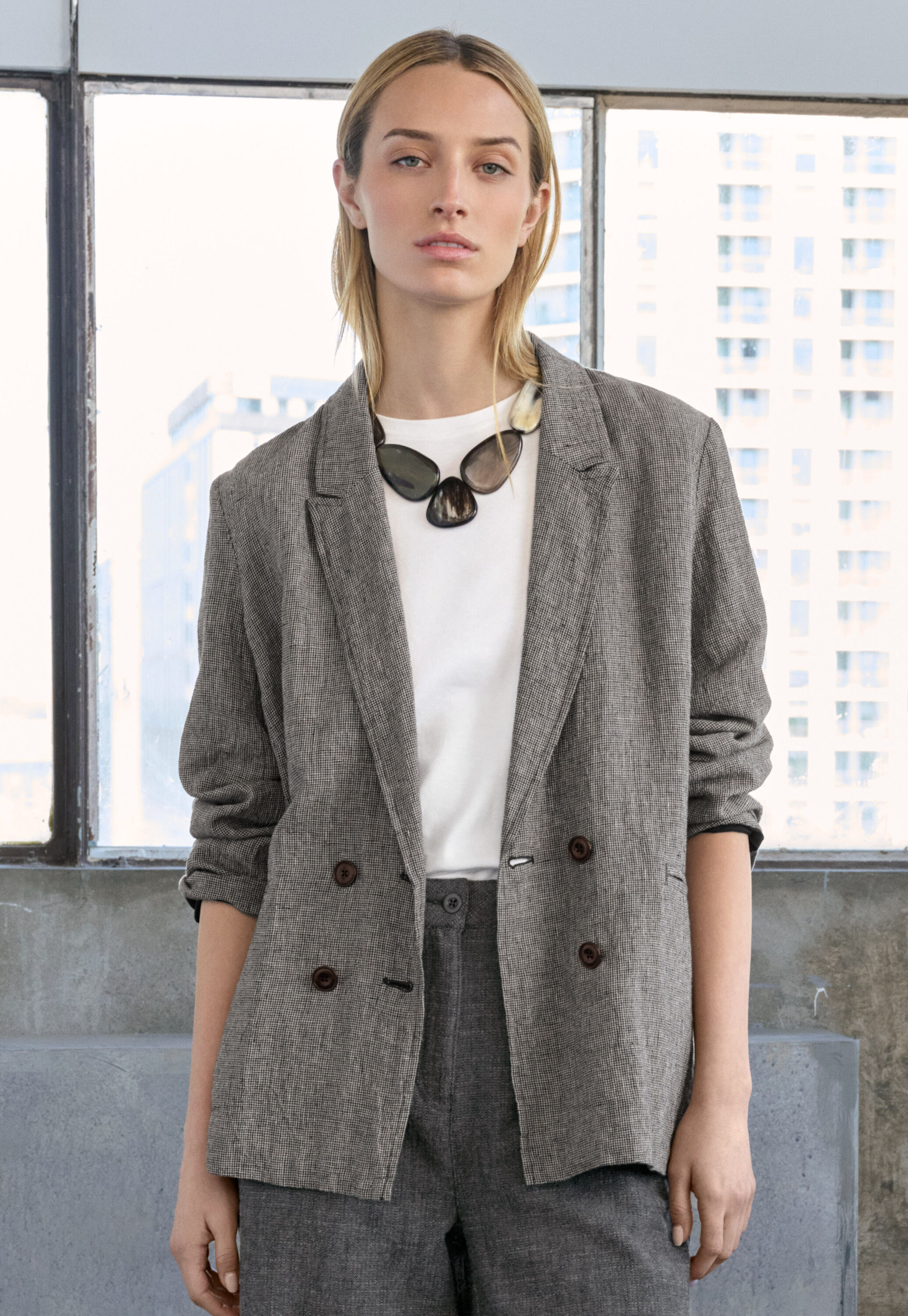 Double-breasted jacket