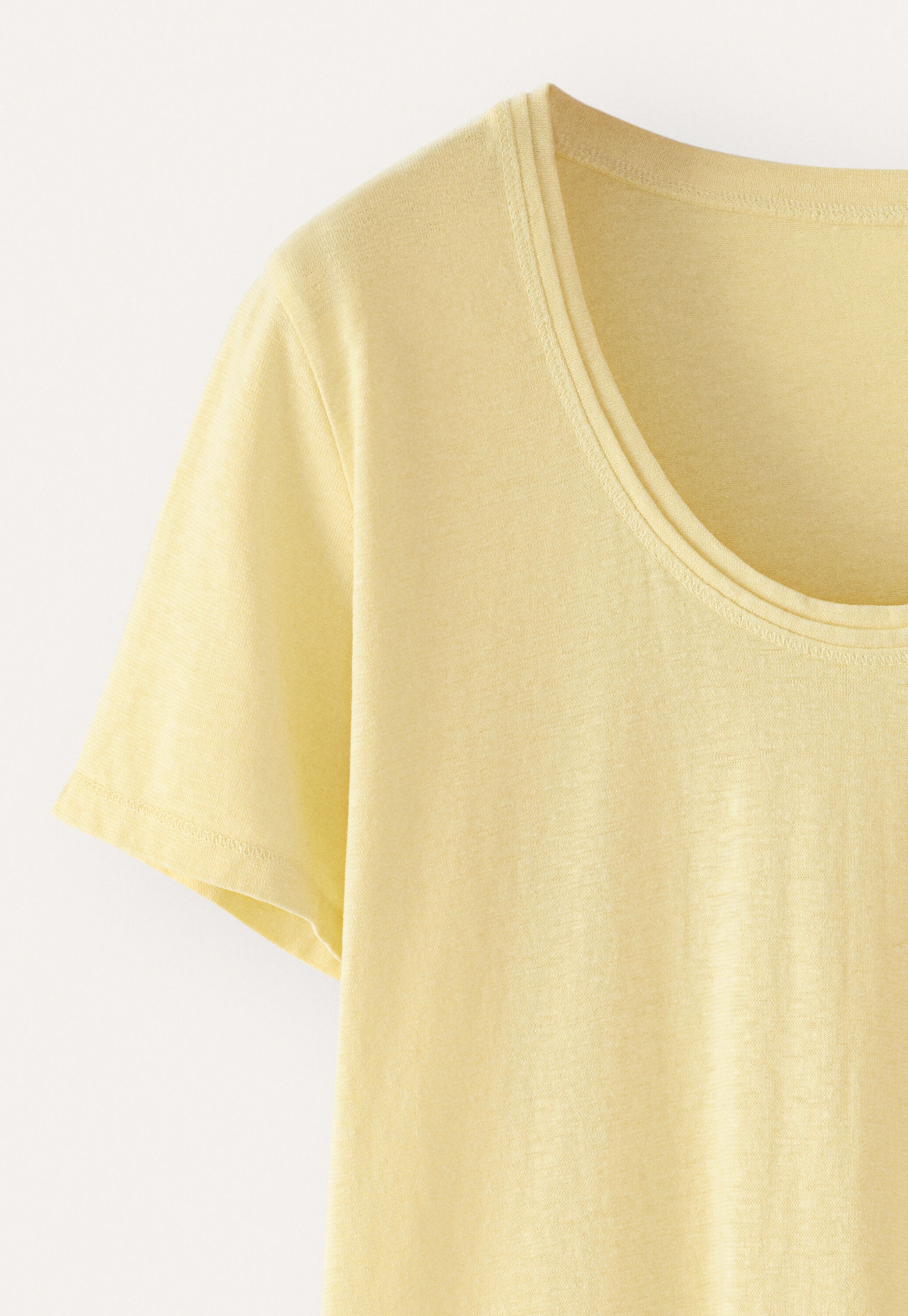Scoop-neck T-shirt
