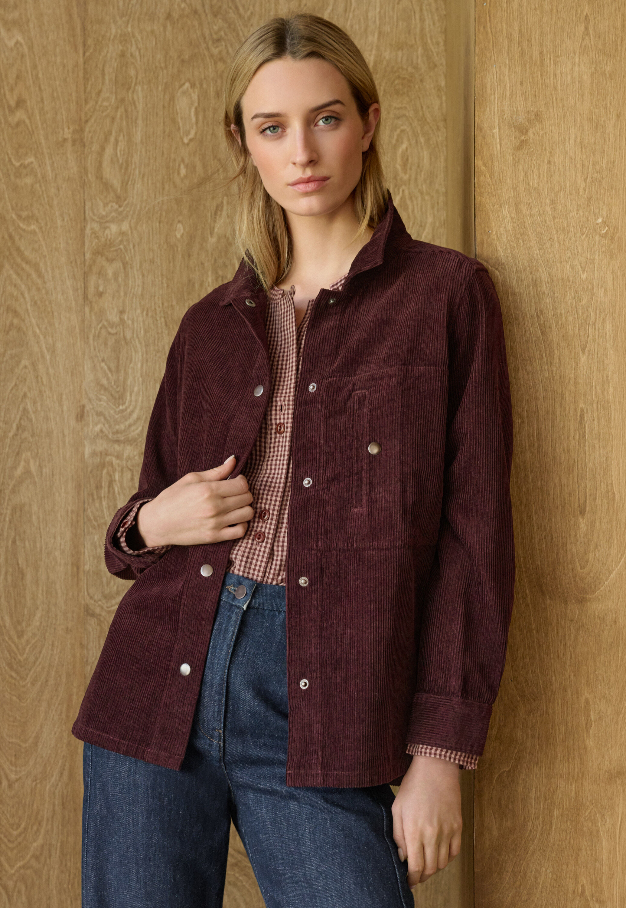 Cord overshirt