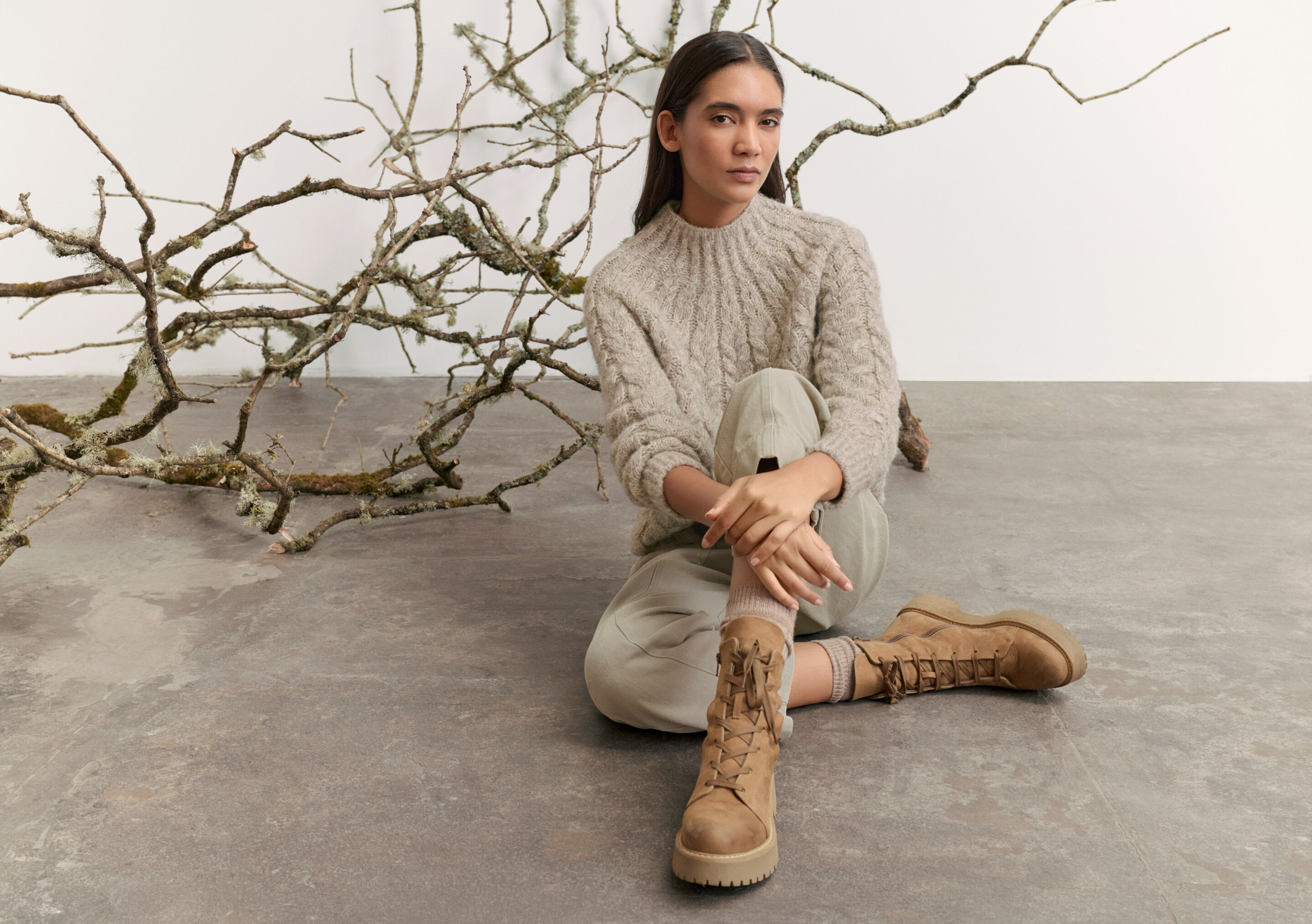Lace-up boots