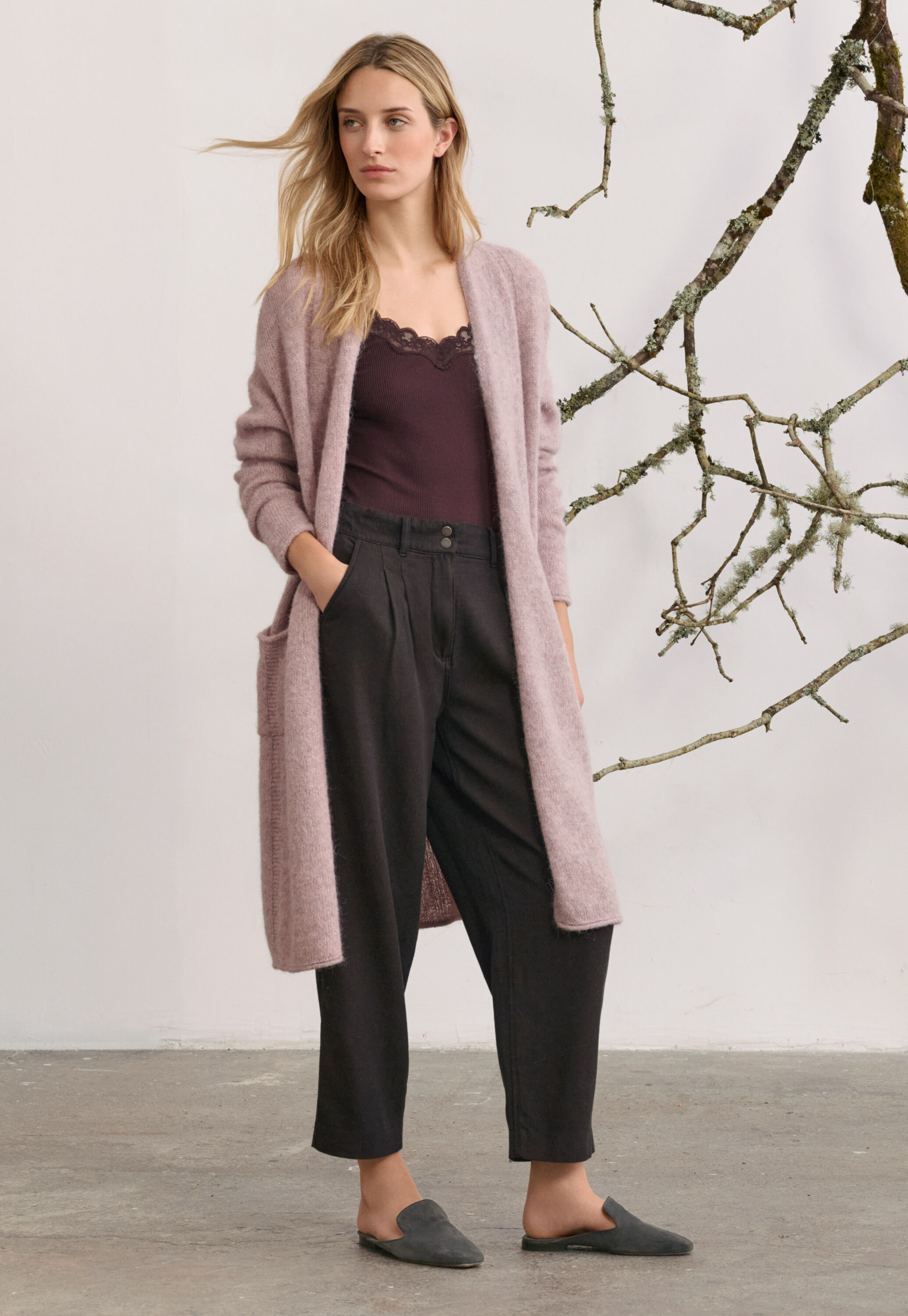 Tapered trousers