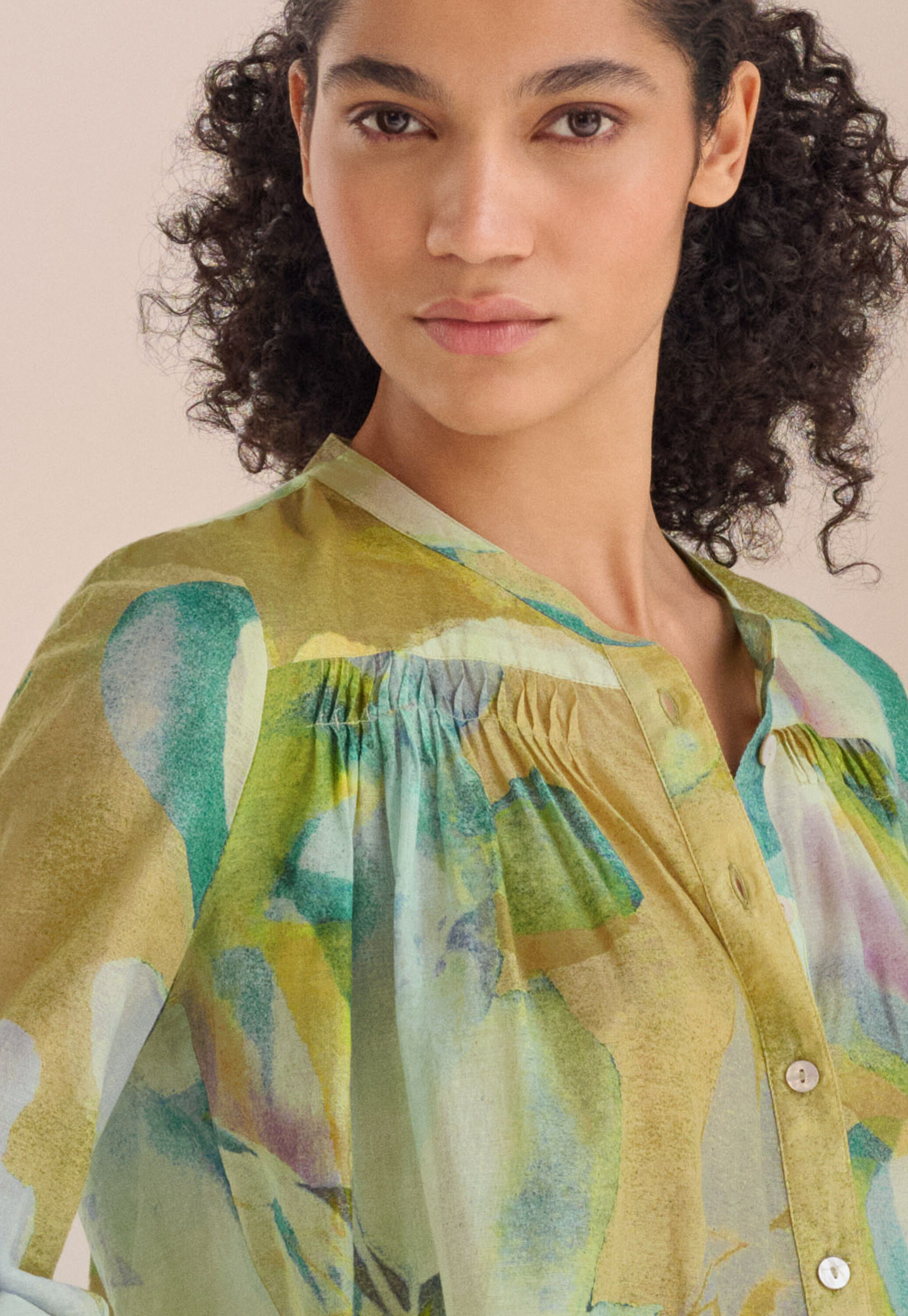 Peplum-detail dress
