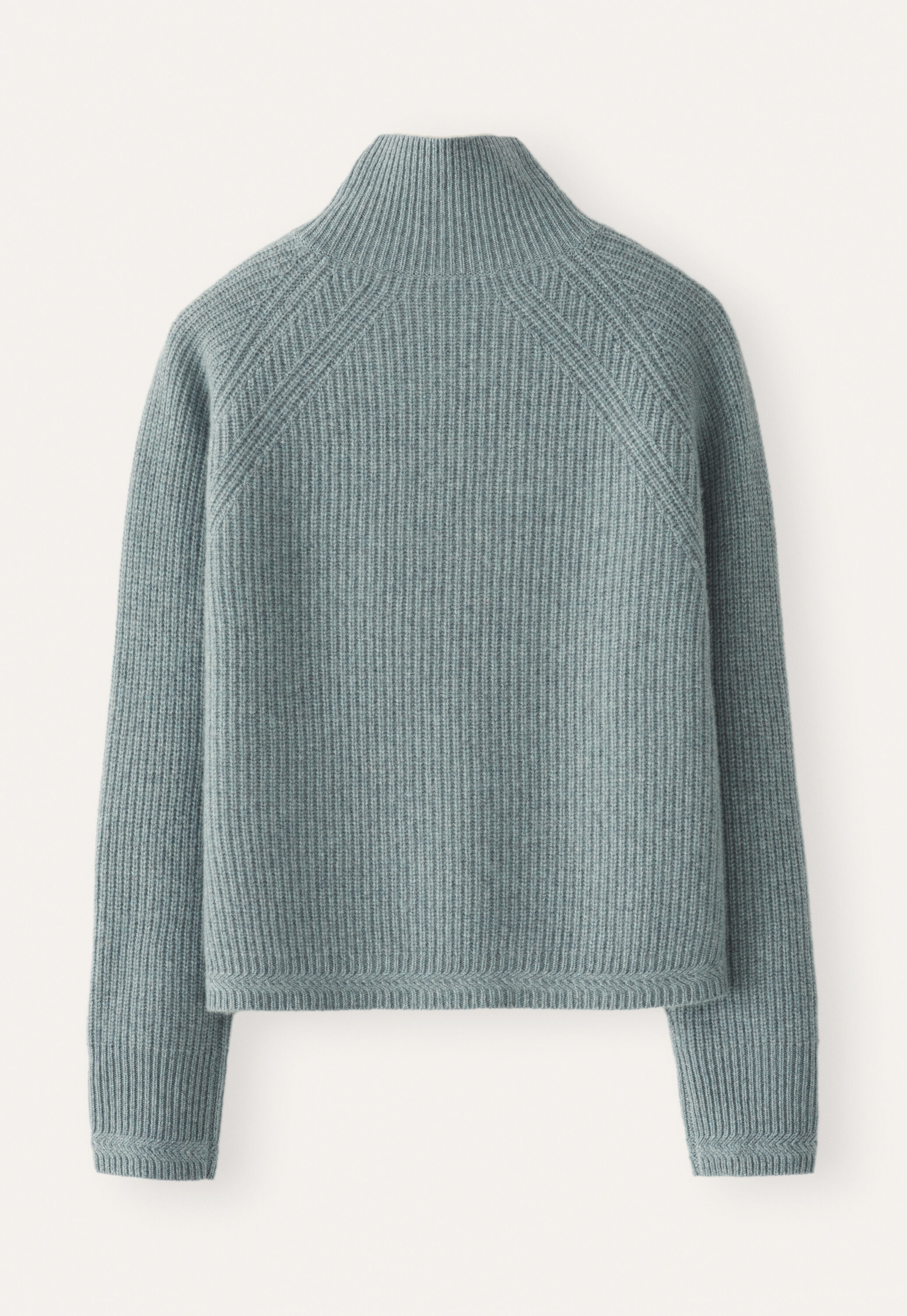 Zip-front sweater