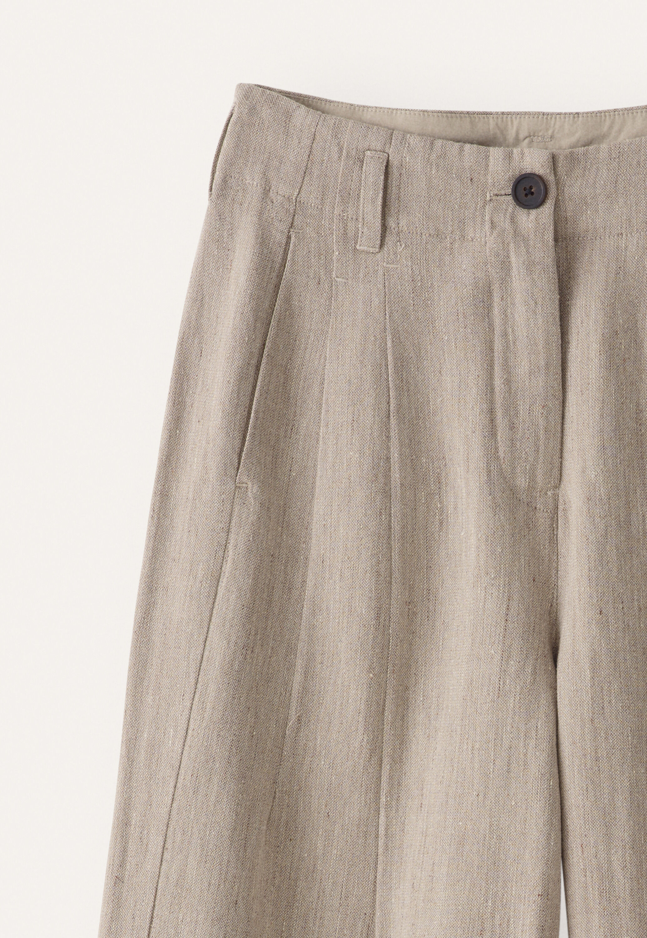 Barrel-leg trousers, Mink, large