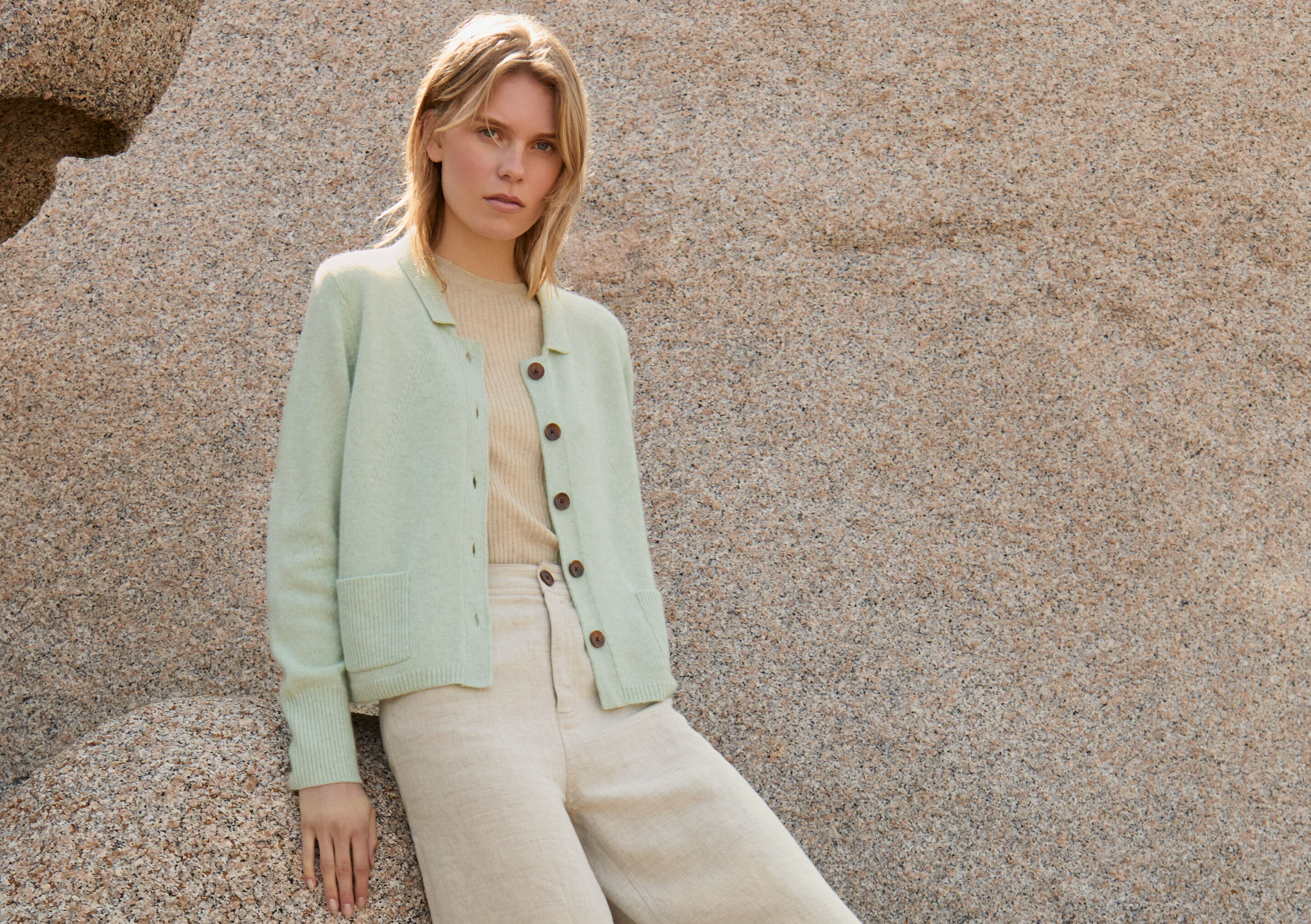 Button-through sweater