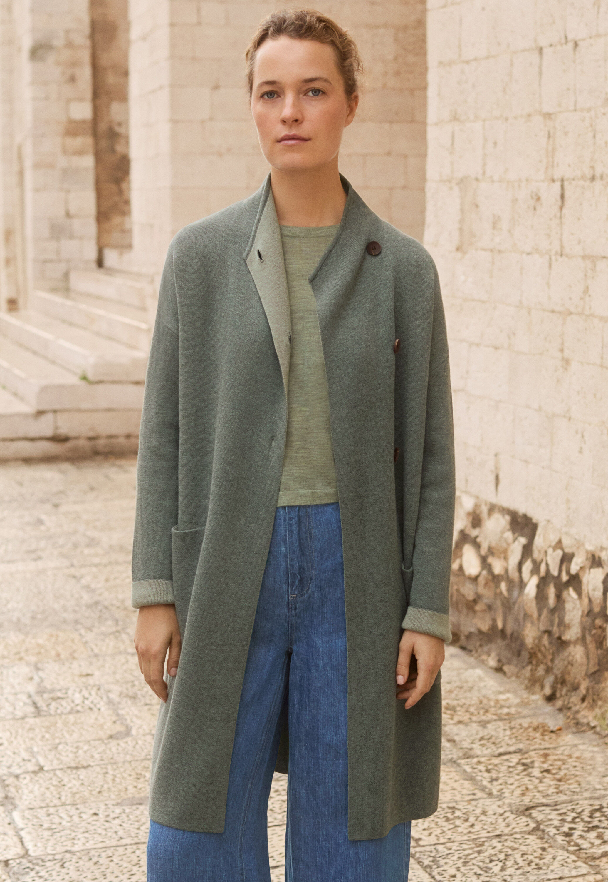 Kimono-style cardigan