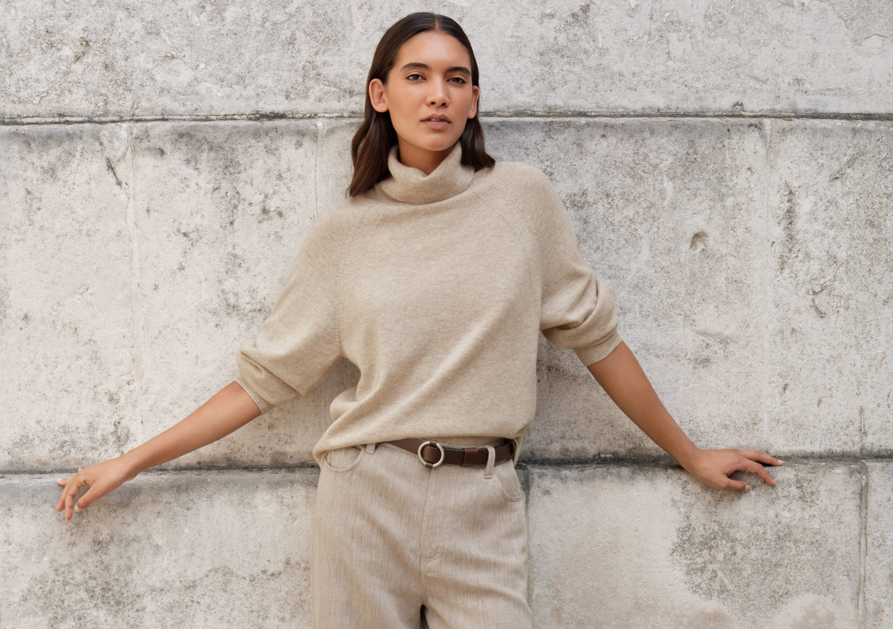Roll-neck sweater