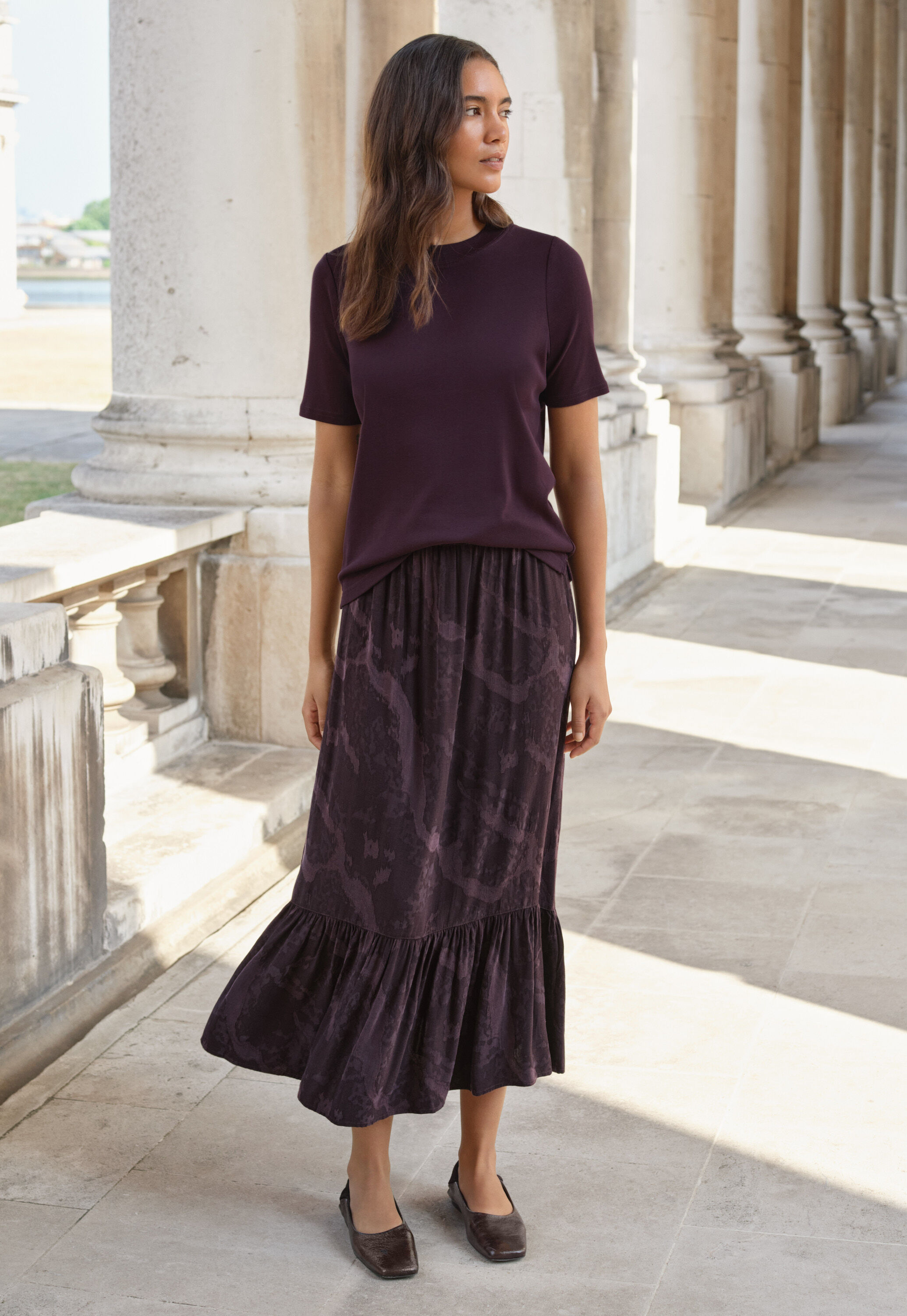 Jacquard skirt