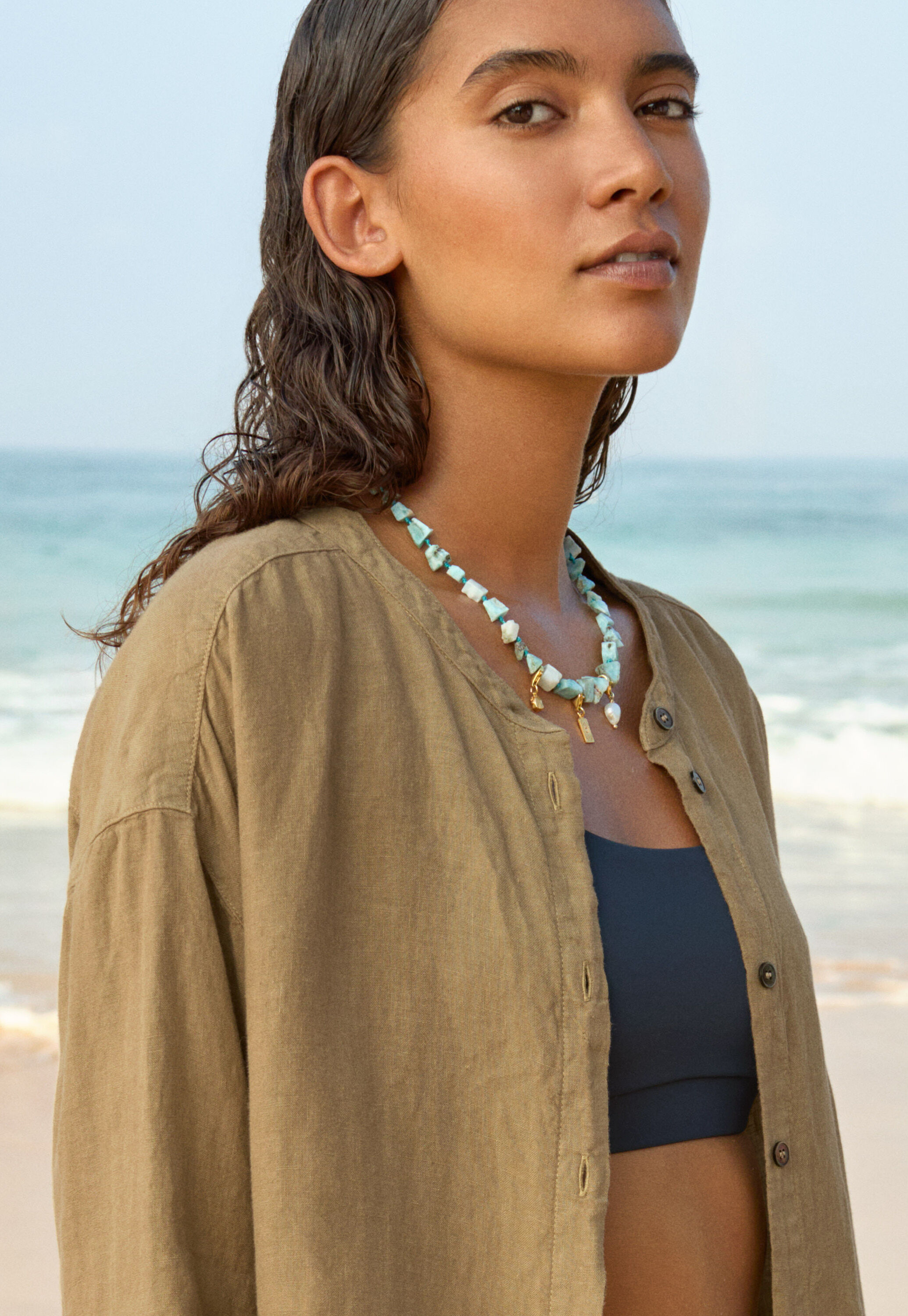 Peplum-detail dress