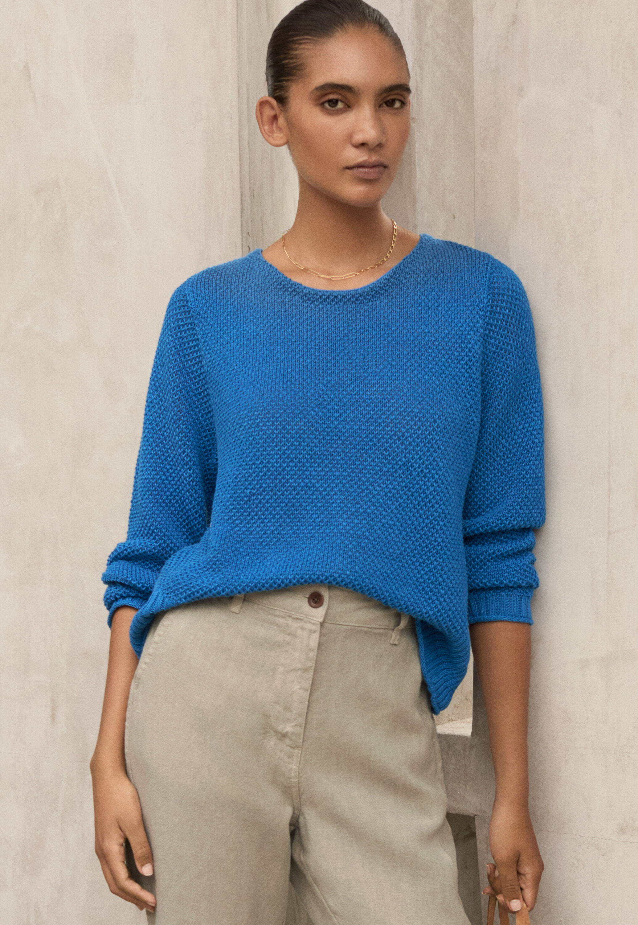 Peplum-detail dress