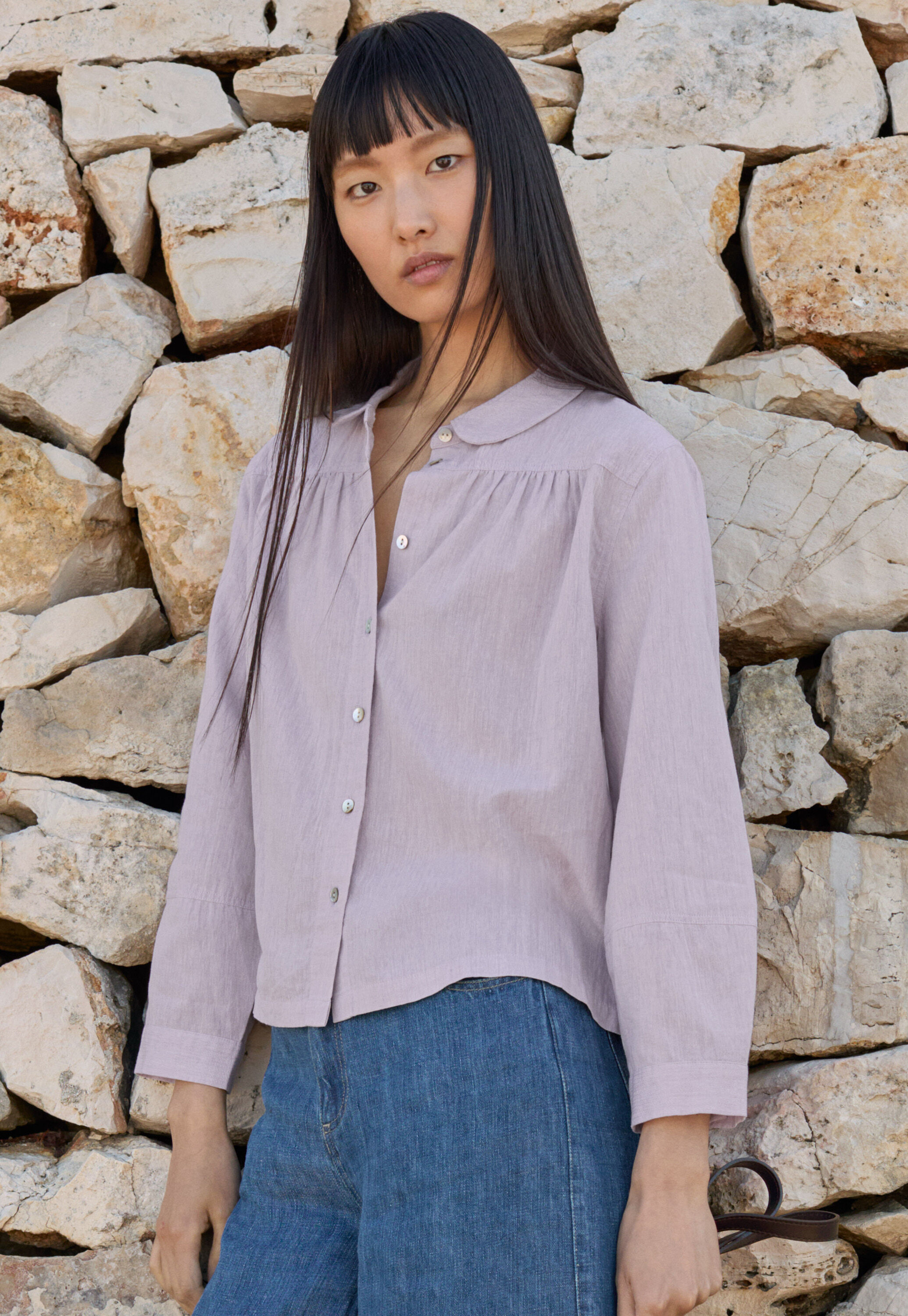 Peplum-detail dress