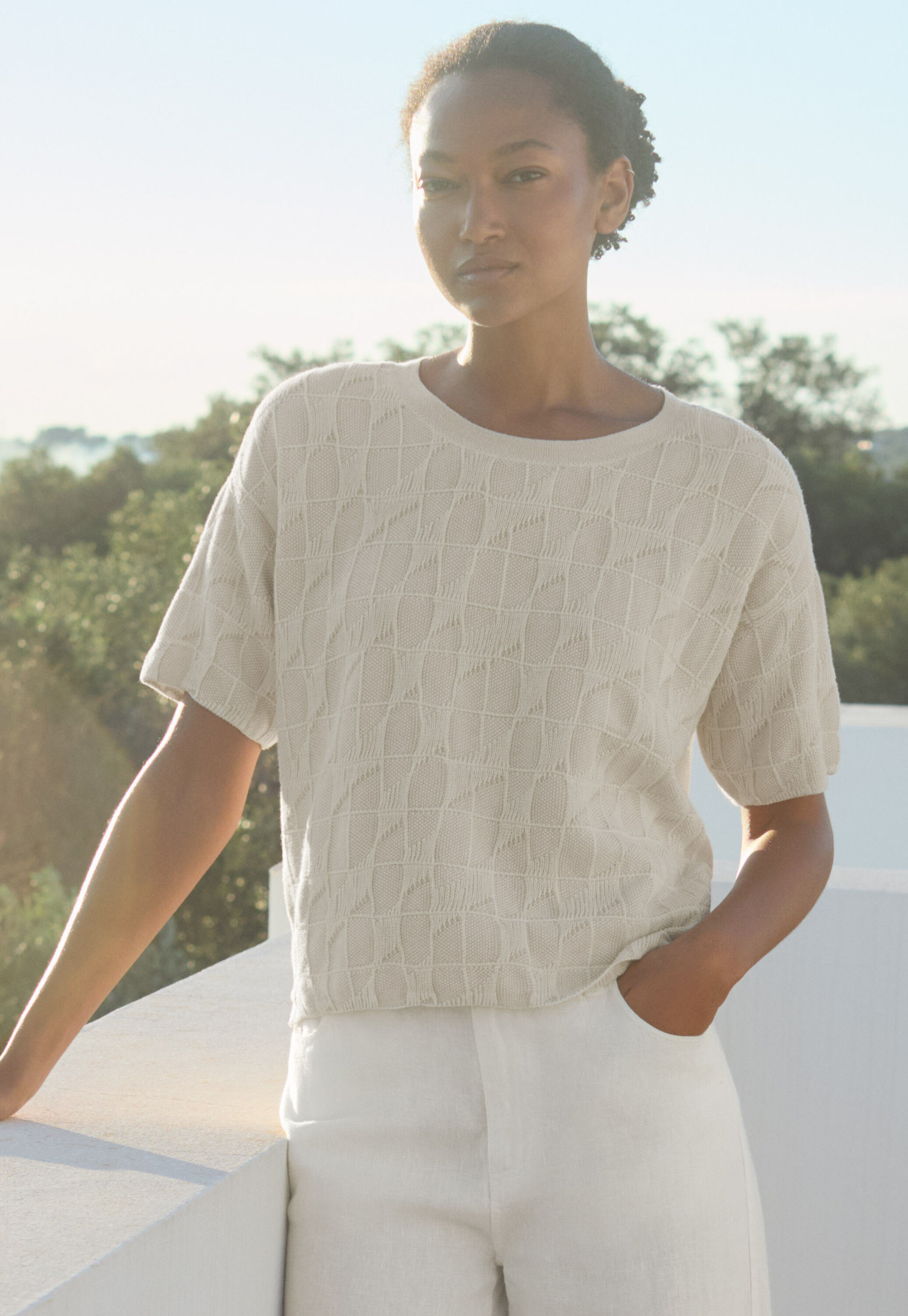 Kimono-style cardigan