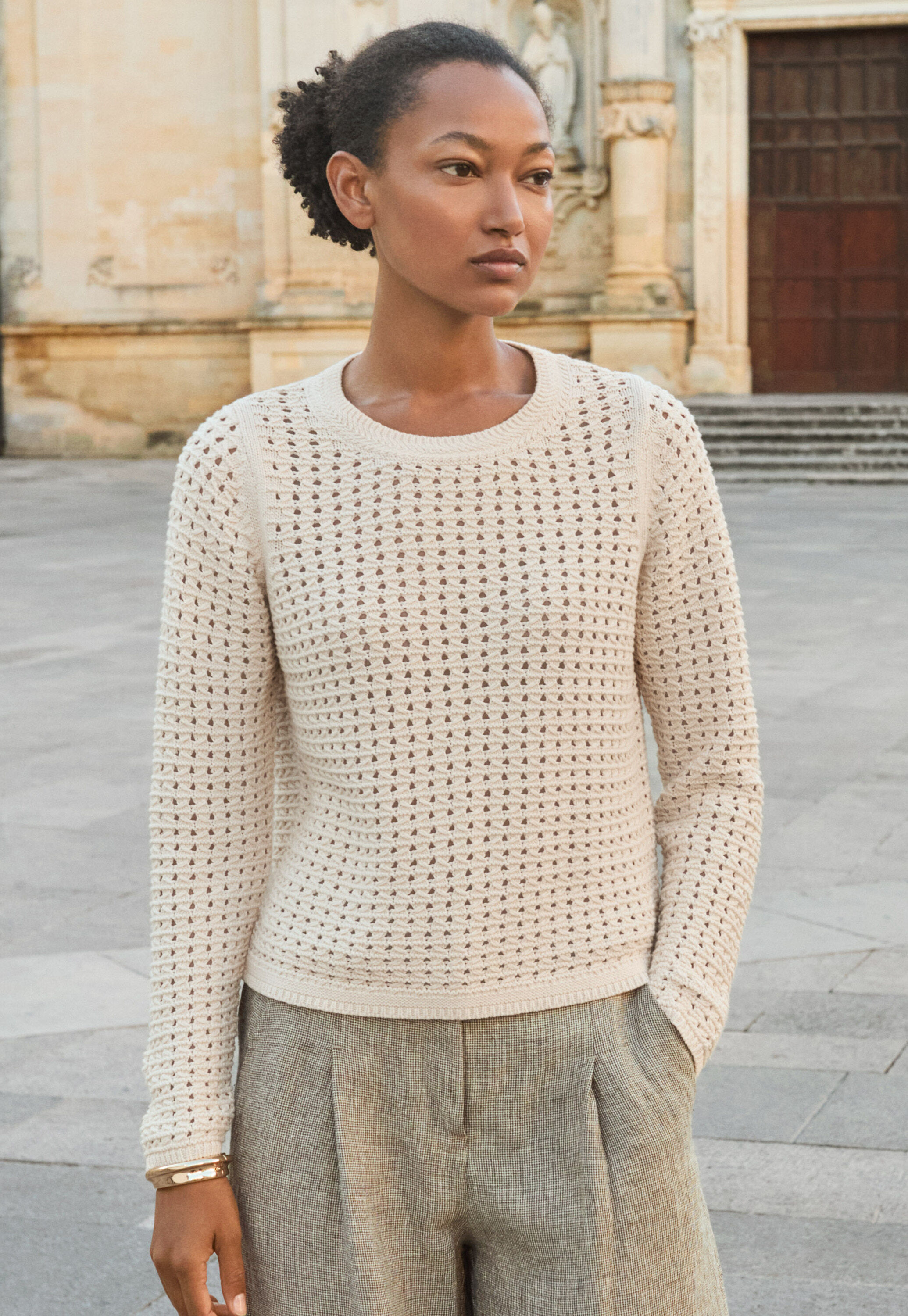 Kimono-style cardigan