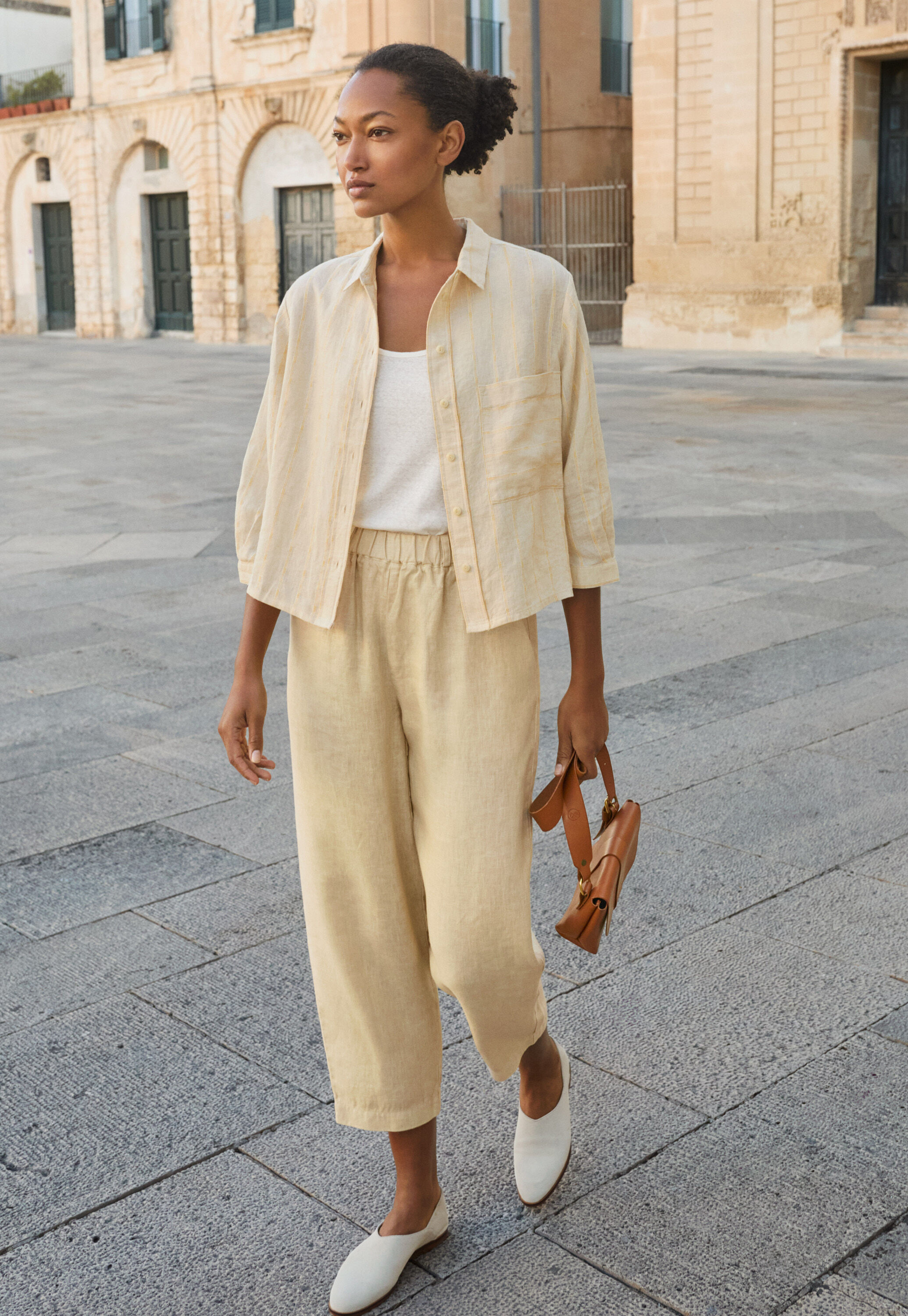 Garment-dyed overshirt
