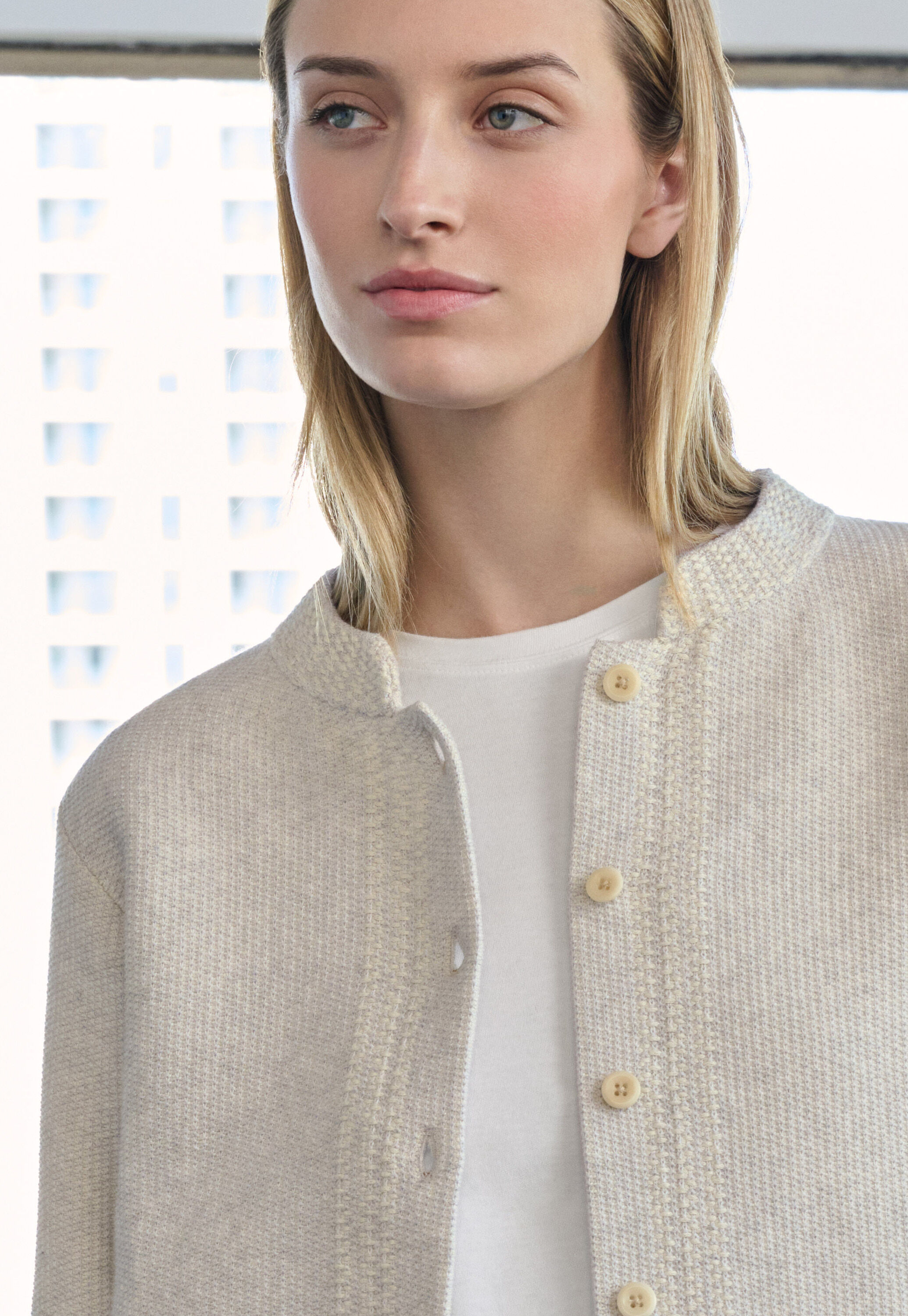 Button-through sweater