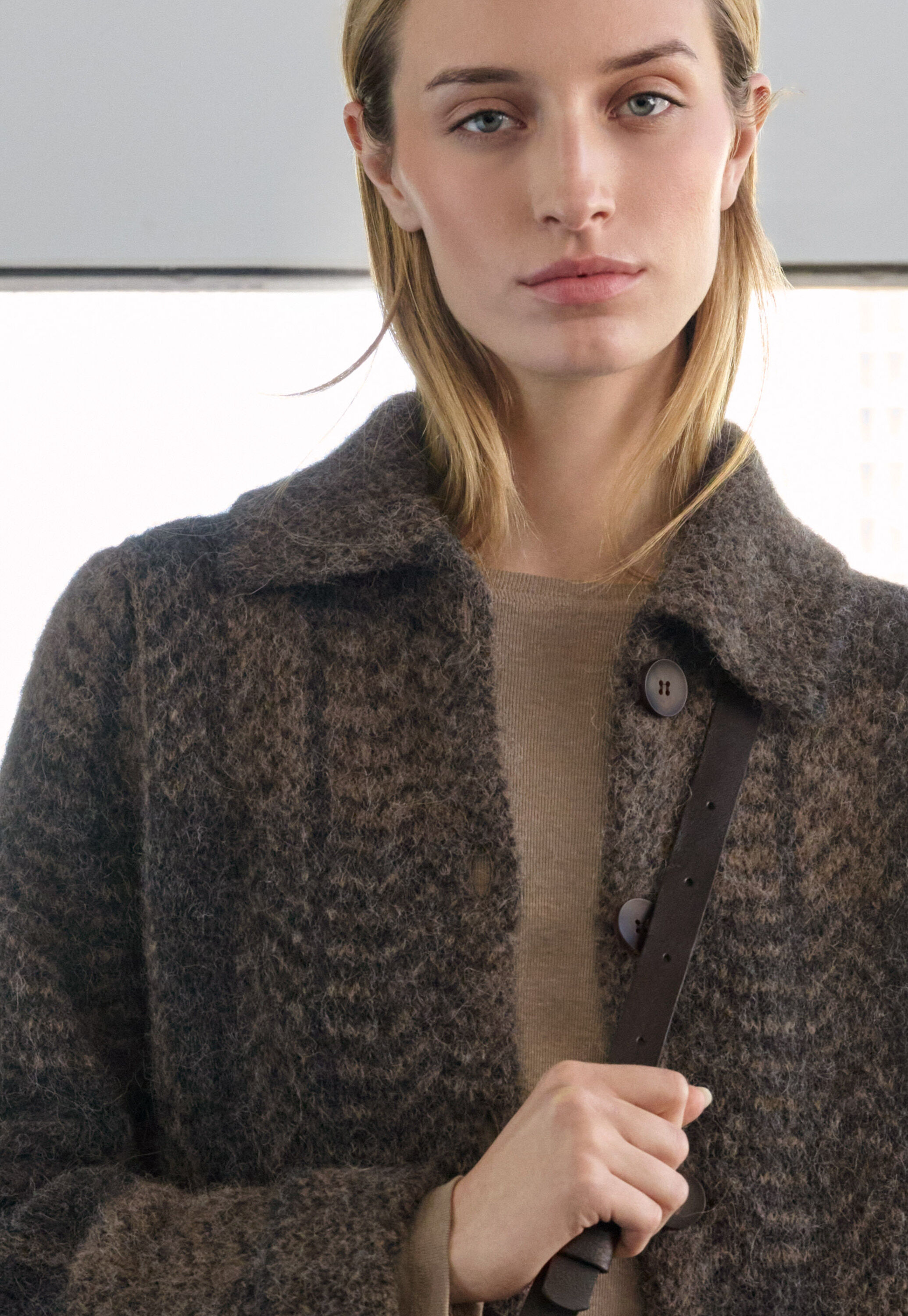 Edge-to-edge cardigan