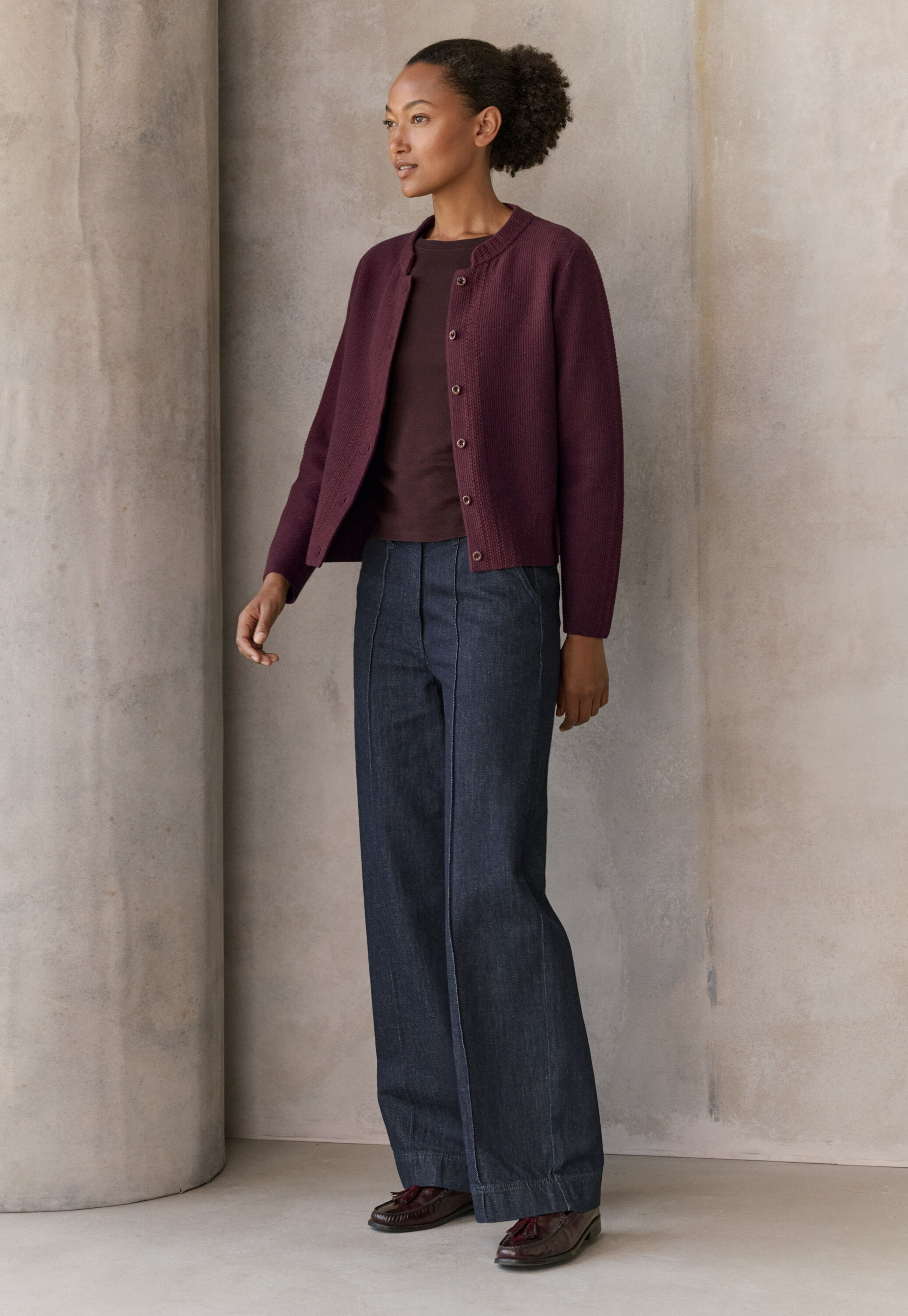 Kimono-style cardigan