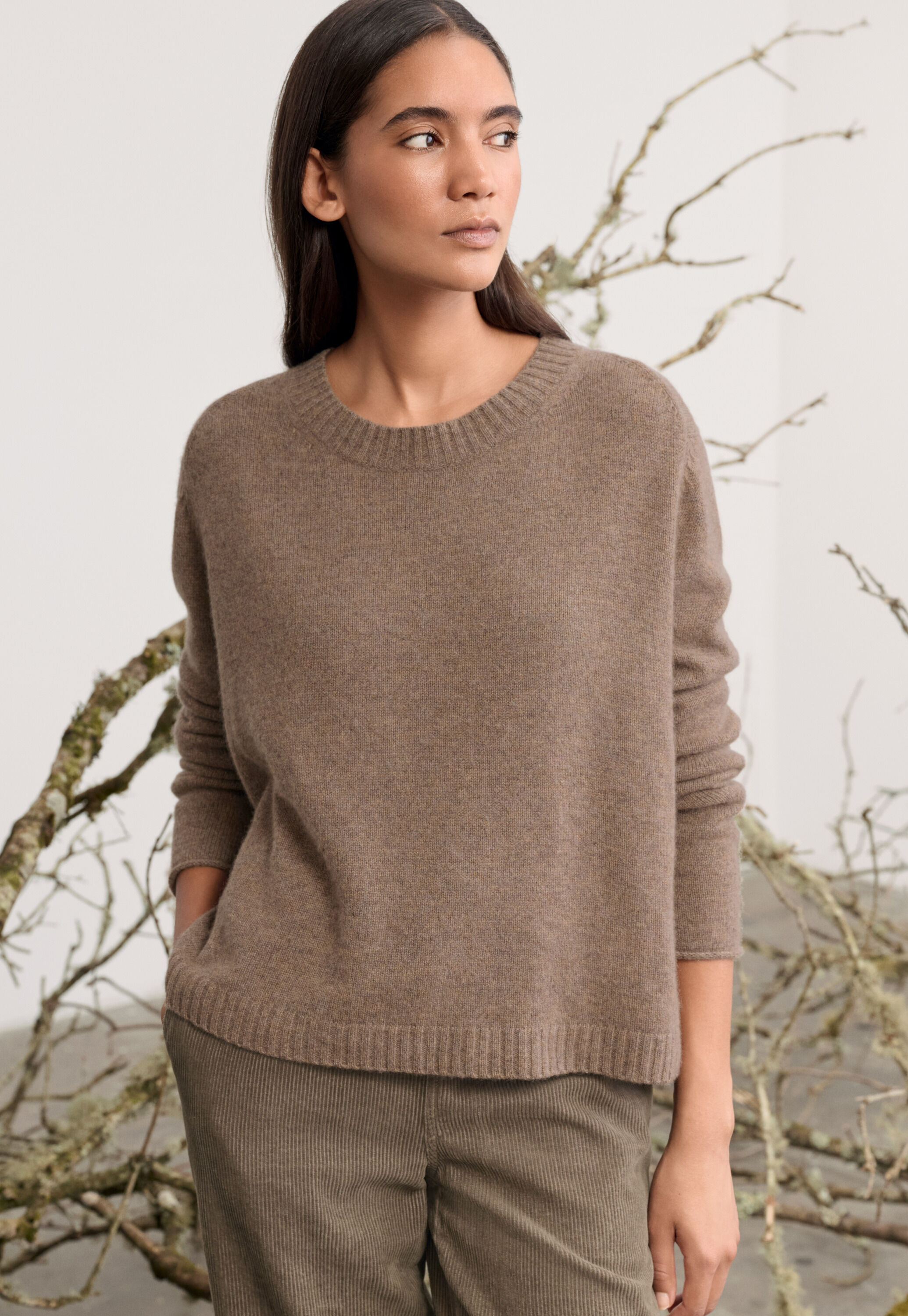 Round-neck sweater