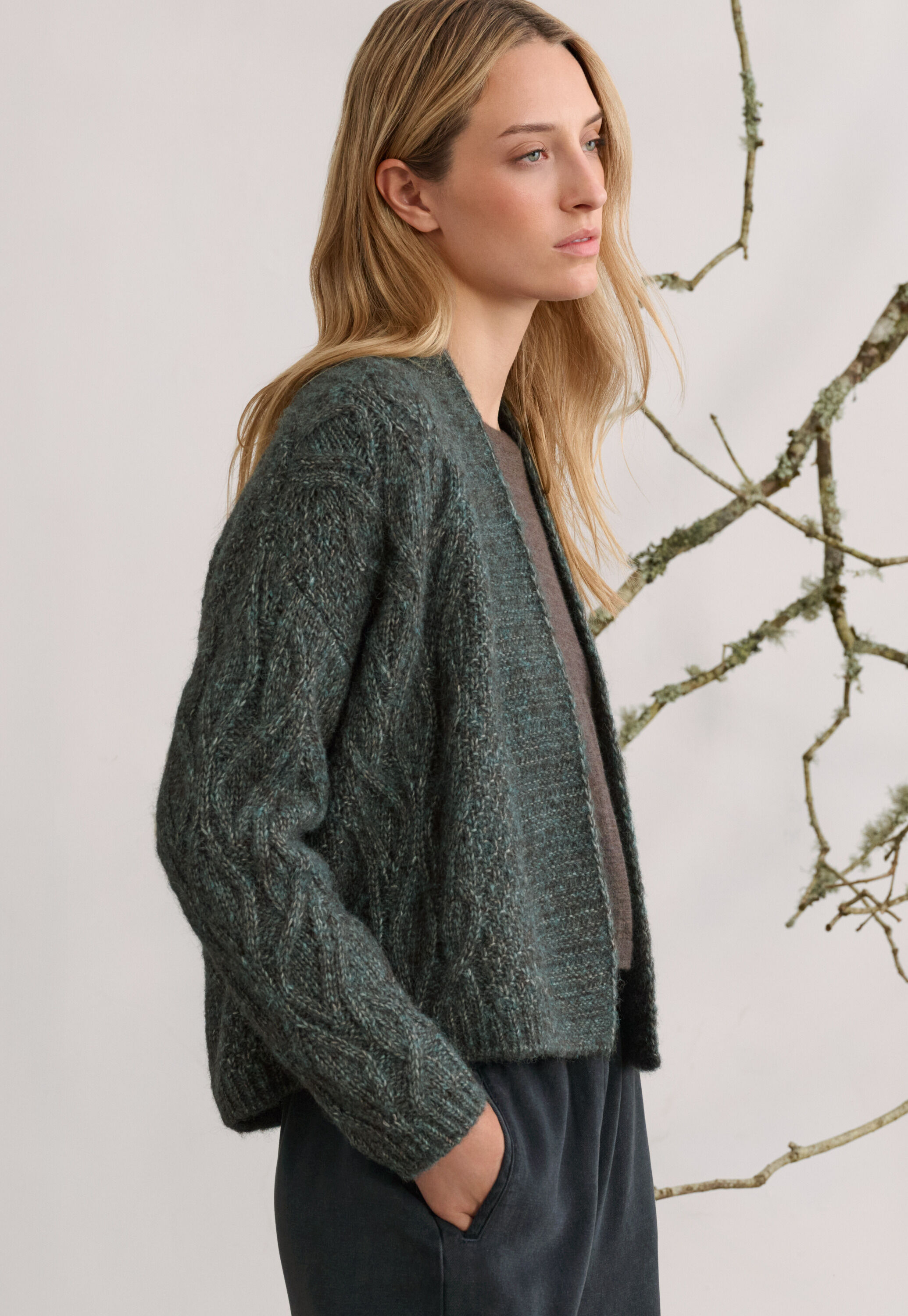 Funnel-neck sweater