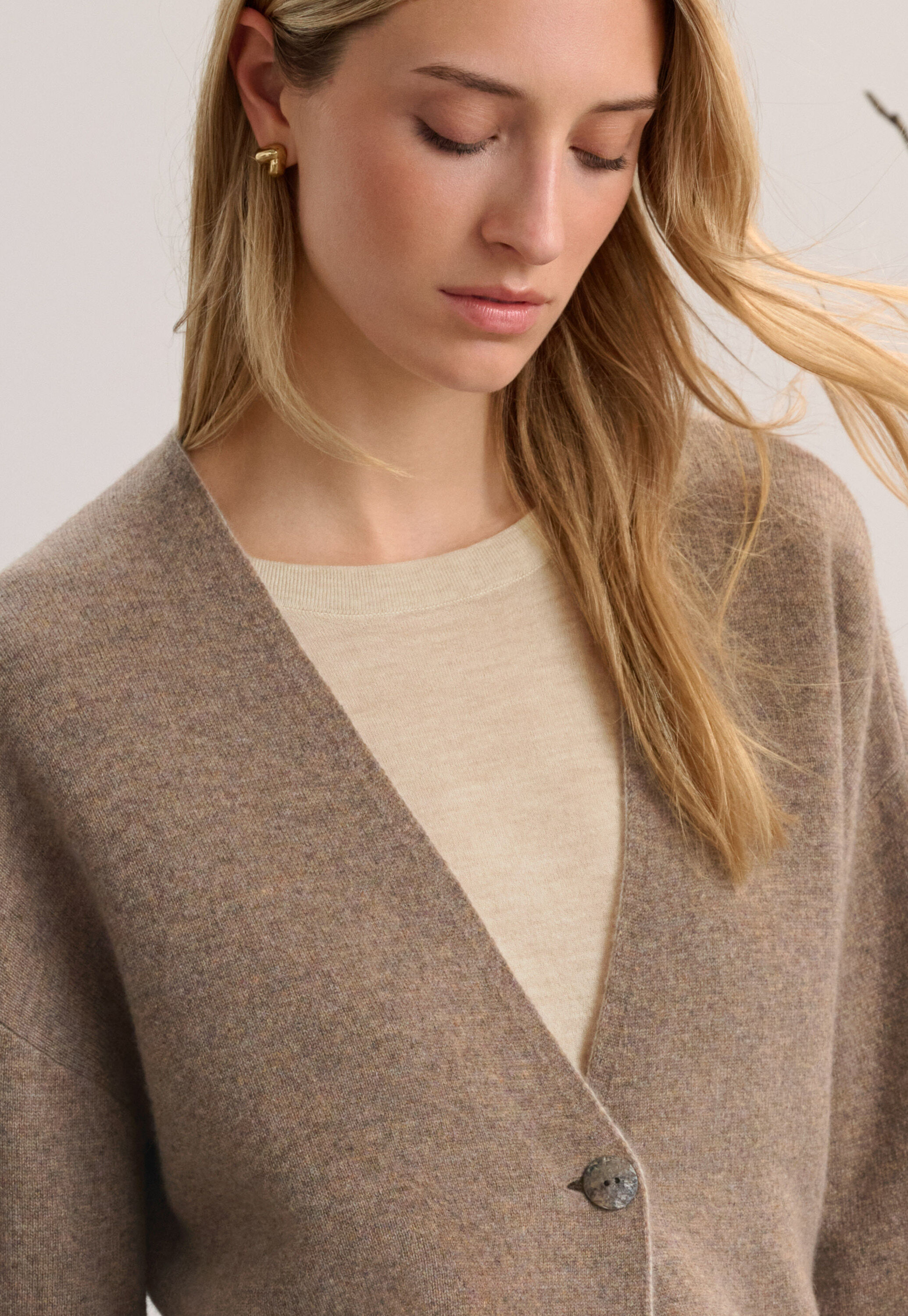 Button-through sweater
