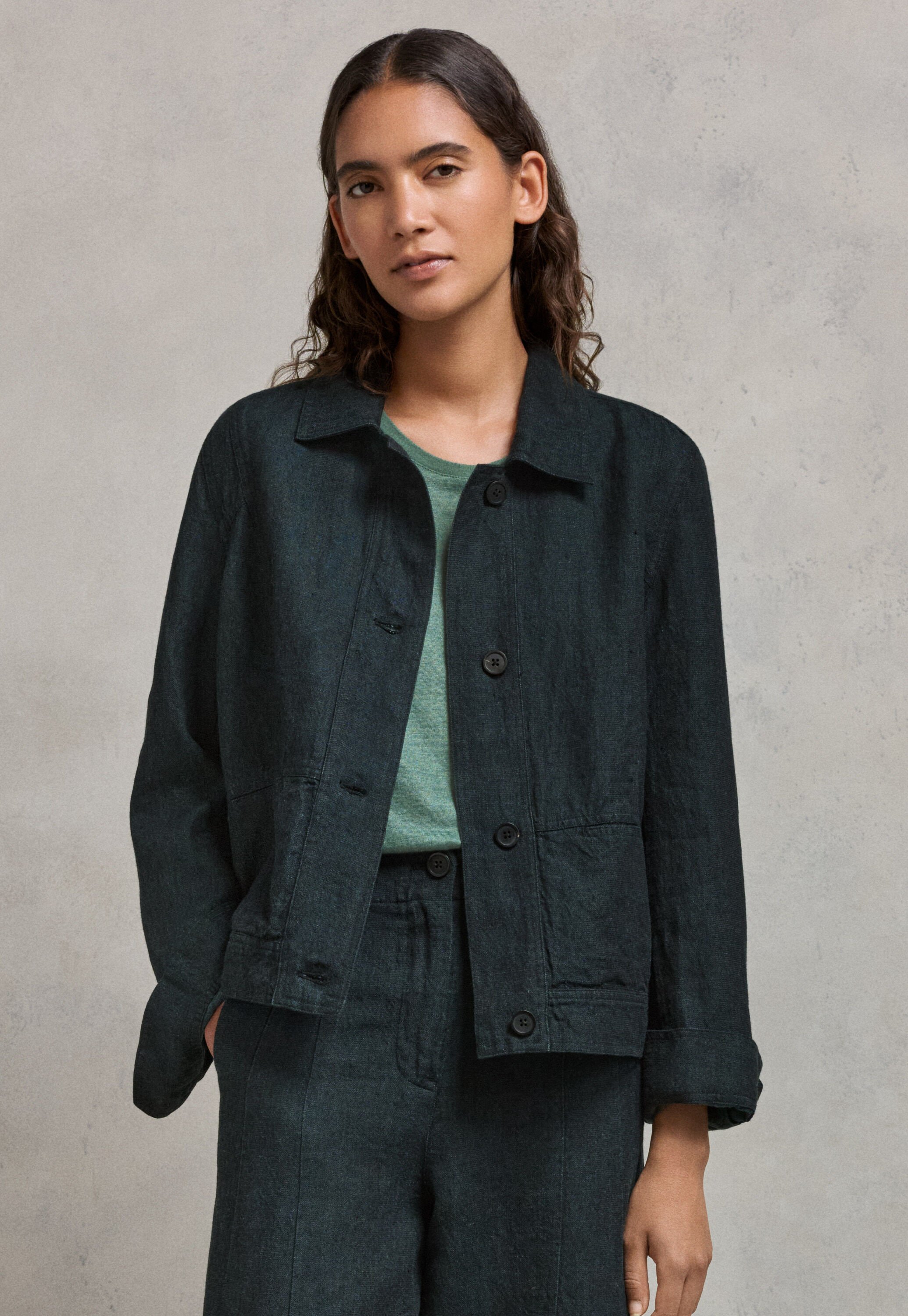 Edge-to-edge cardigan