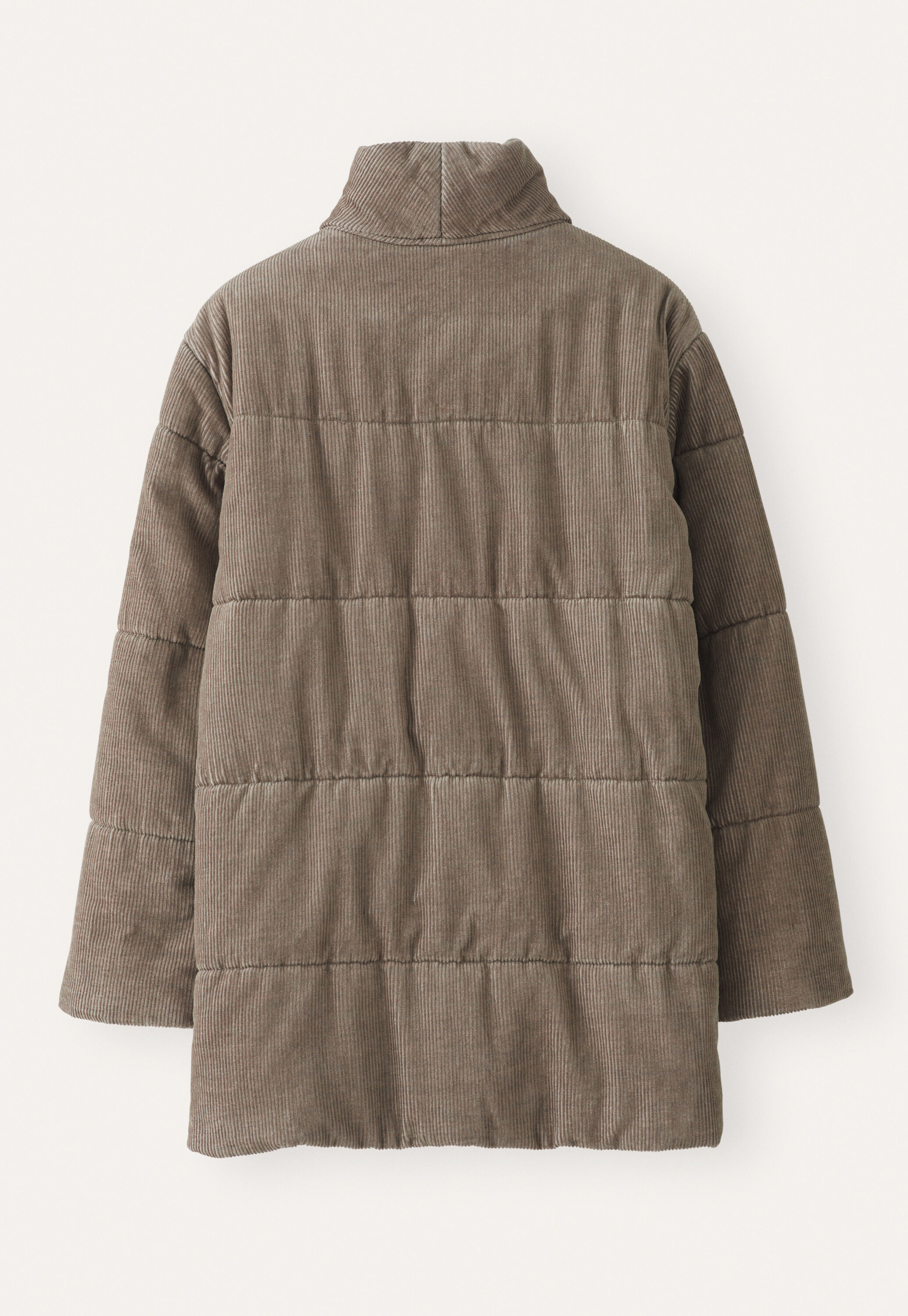 Padded shawl-collar coat, Soft mink, large