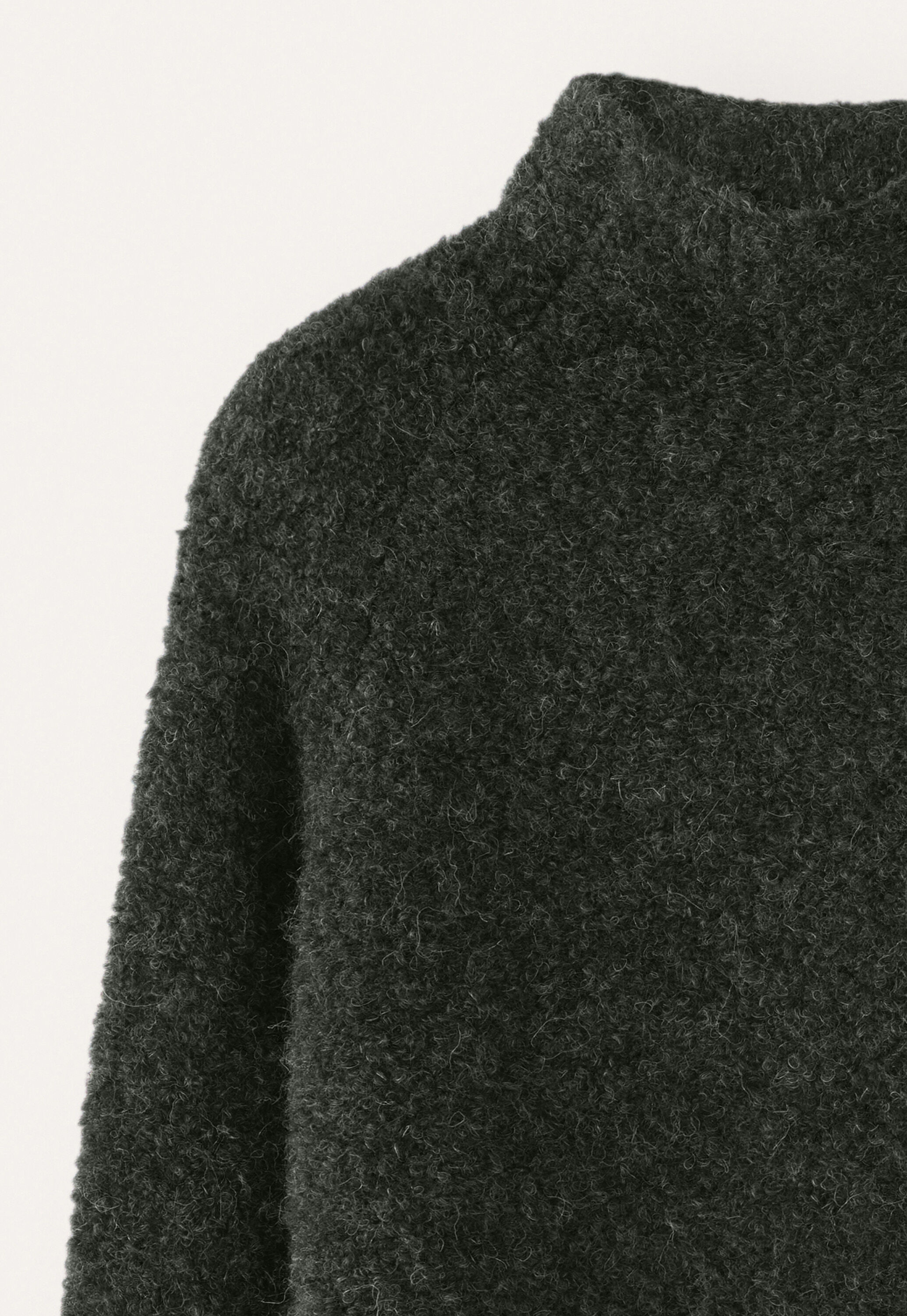Funnel-neck sweater, Dark forest, large
