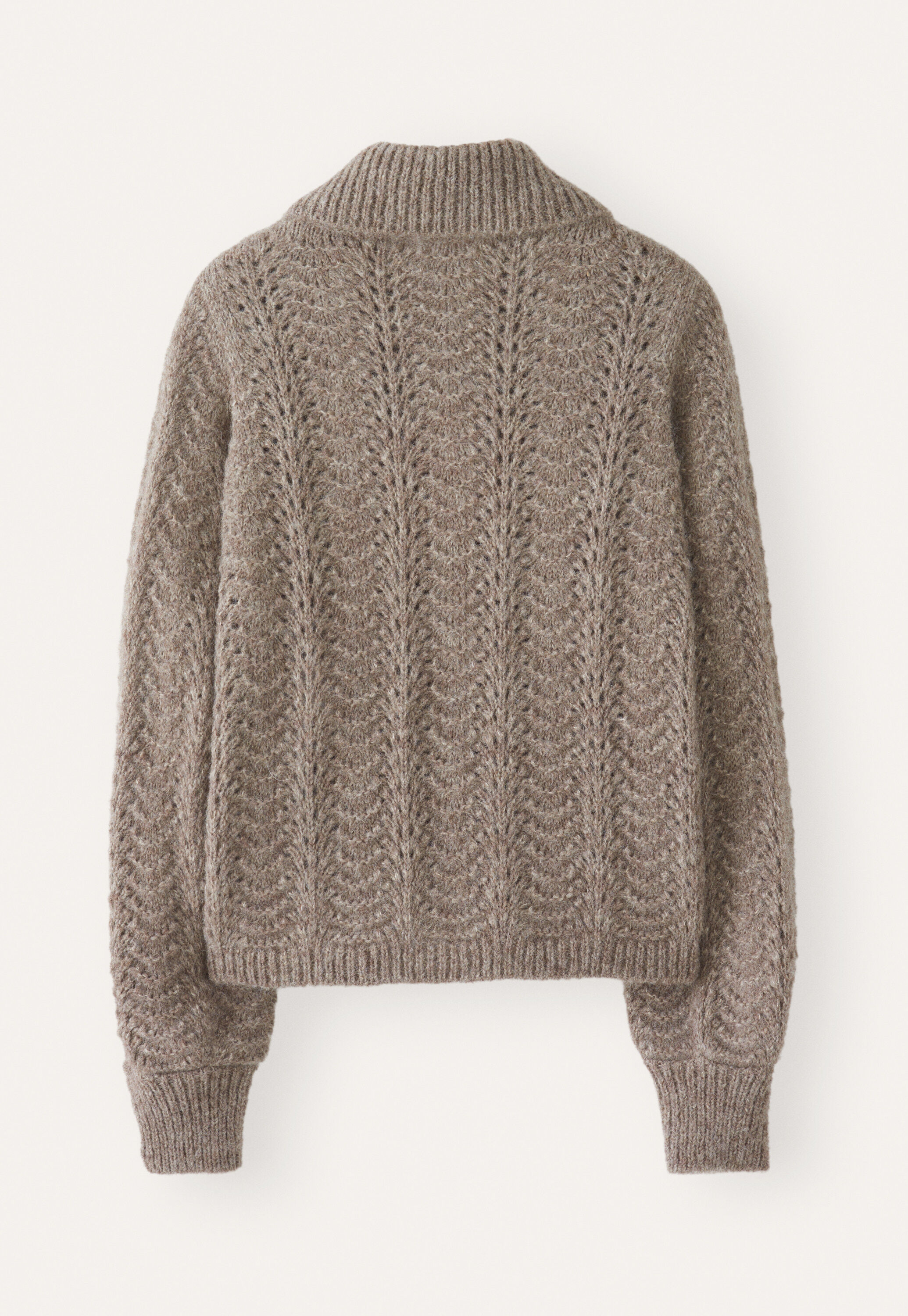 Pointelle cardigan