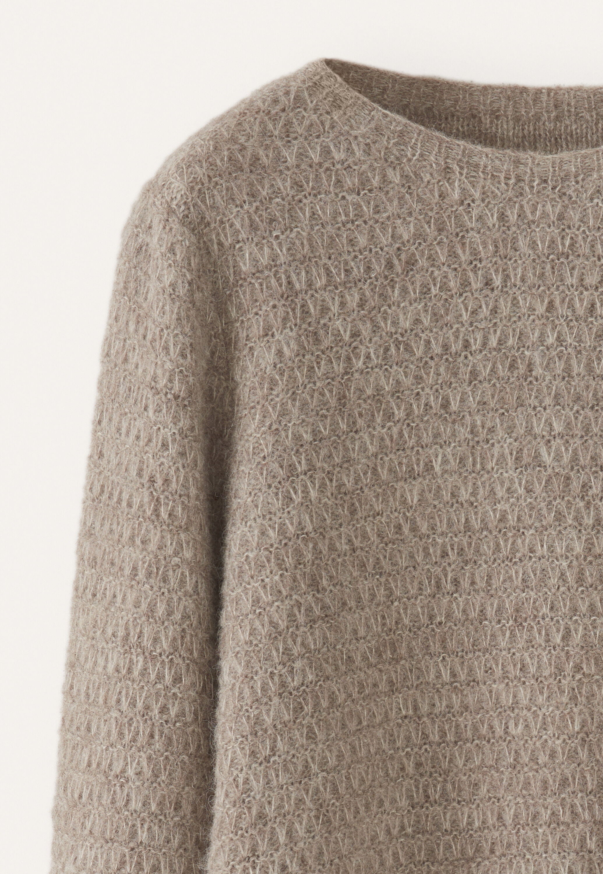 Tuck-stitch sweater