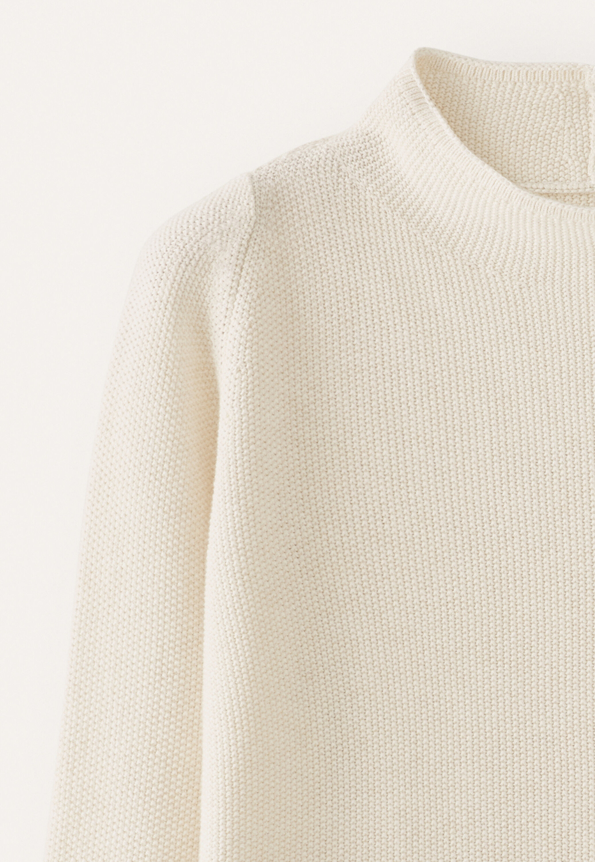 Funnel-neck sweater