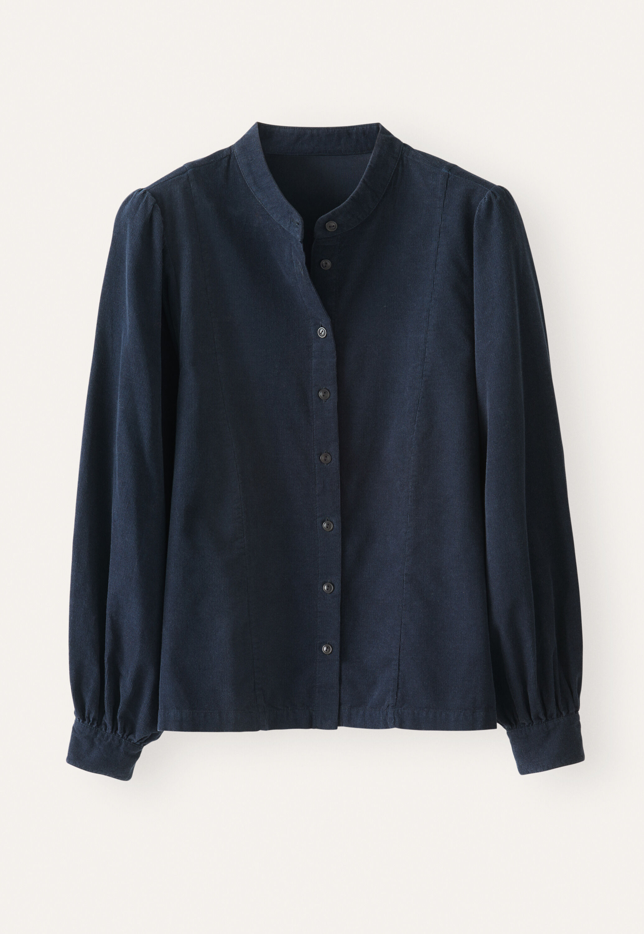 Gathered sleeve blouse, Ink, large