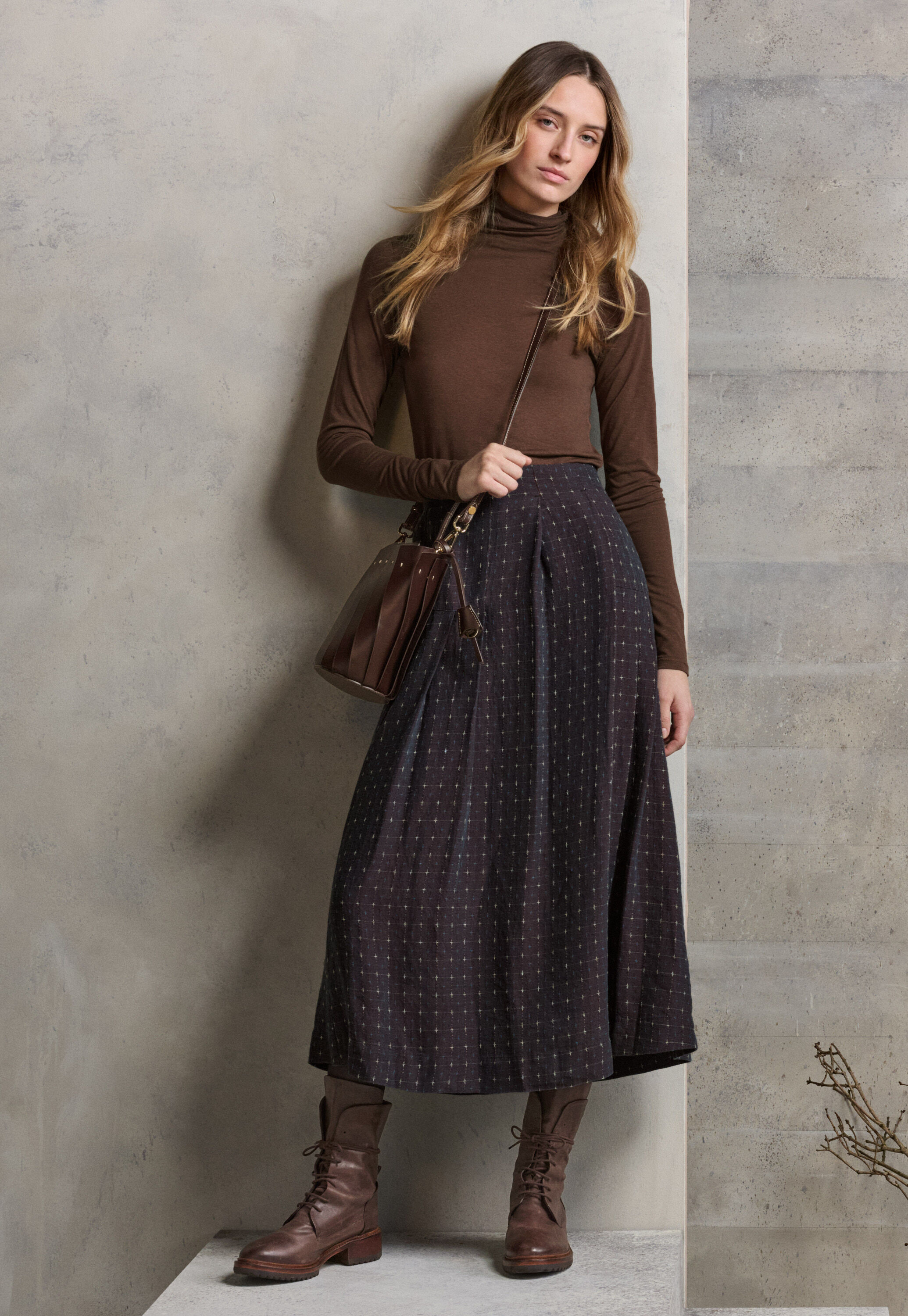 Pleated skirt