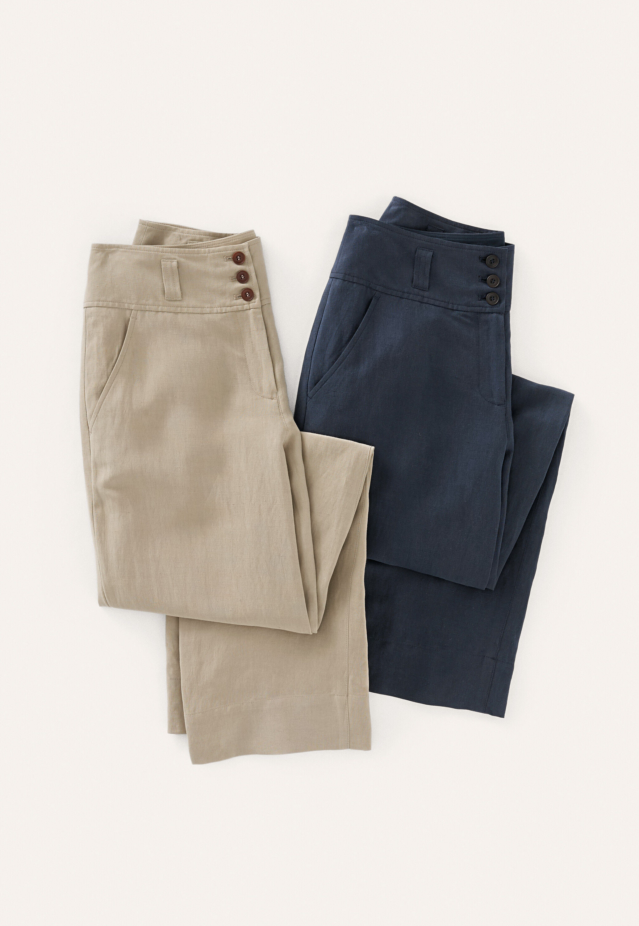Straight-leg trousers
