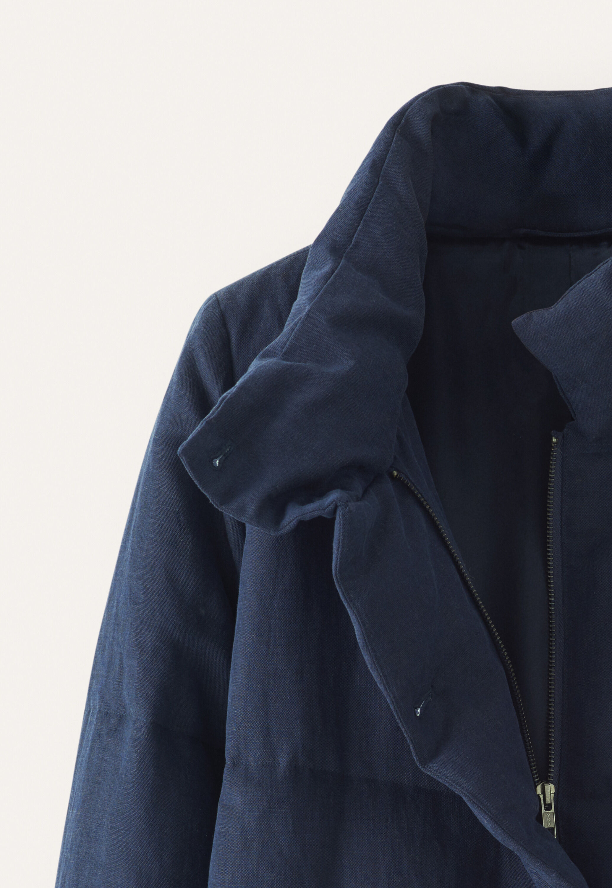 funnel-neck padded coat, Ink, large