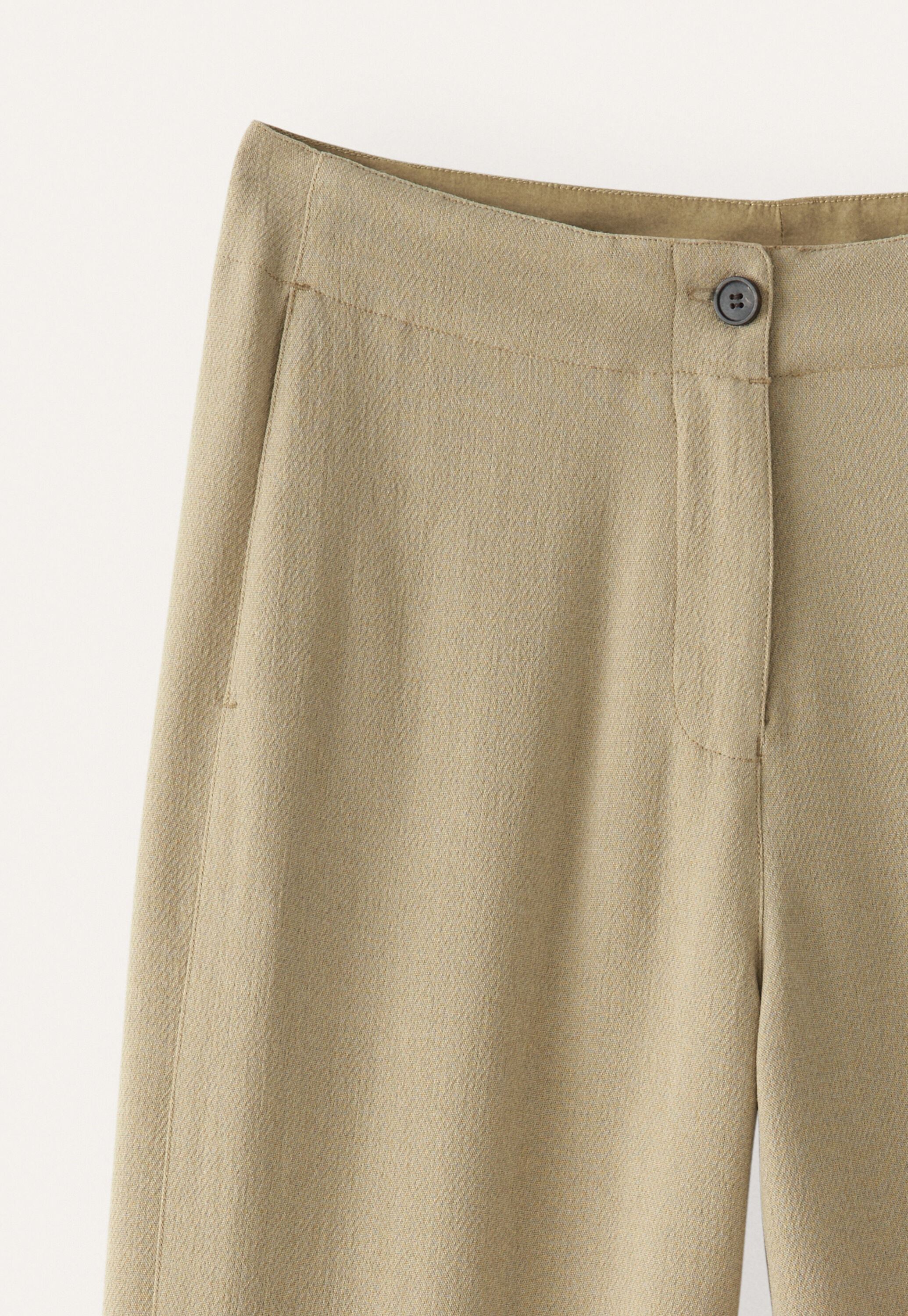 Soft tailored trousers, Pale taupe, large