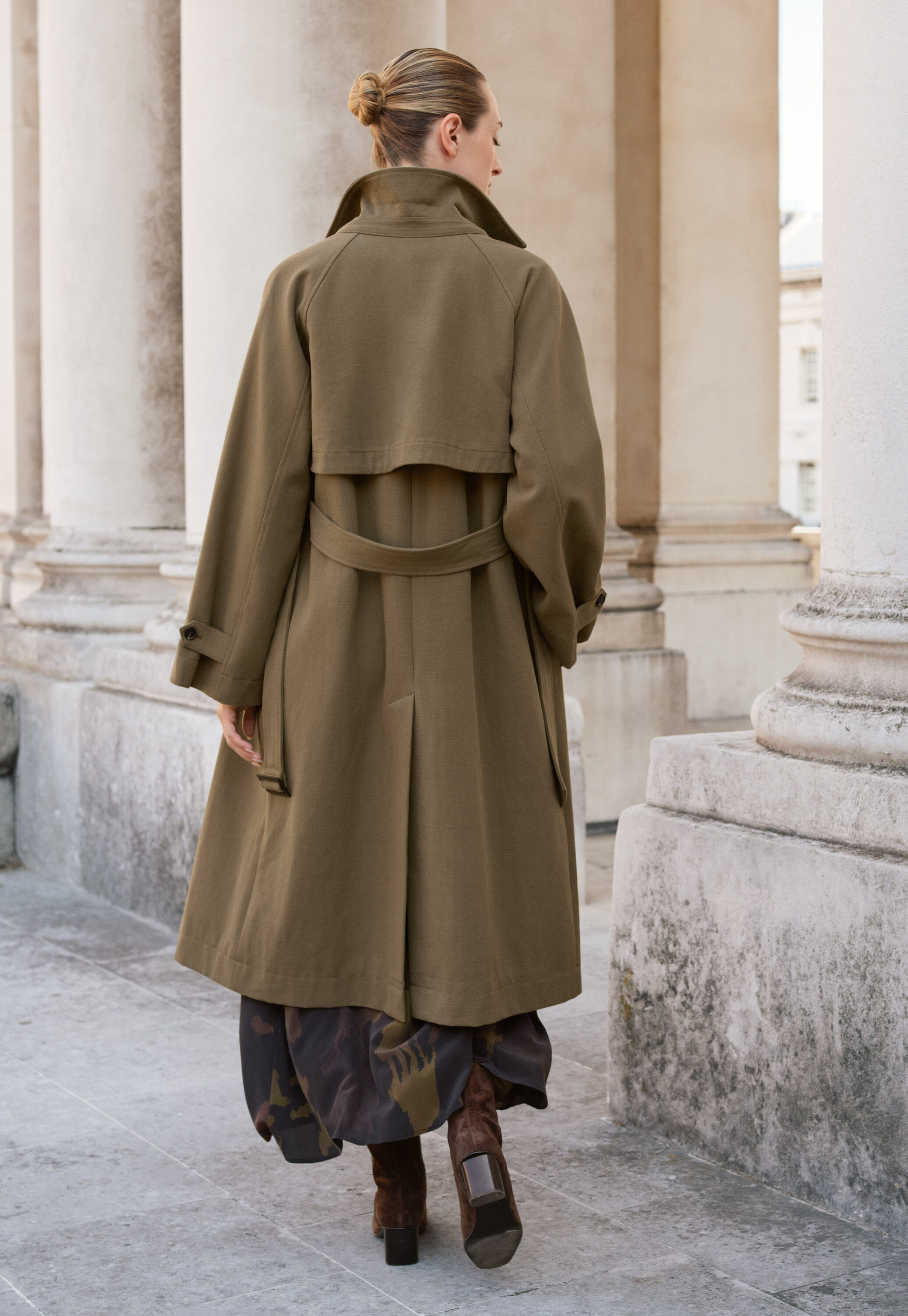 Trench coat, Soft khaki, large