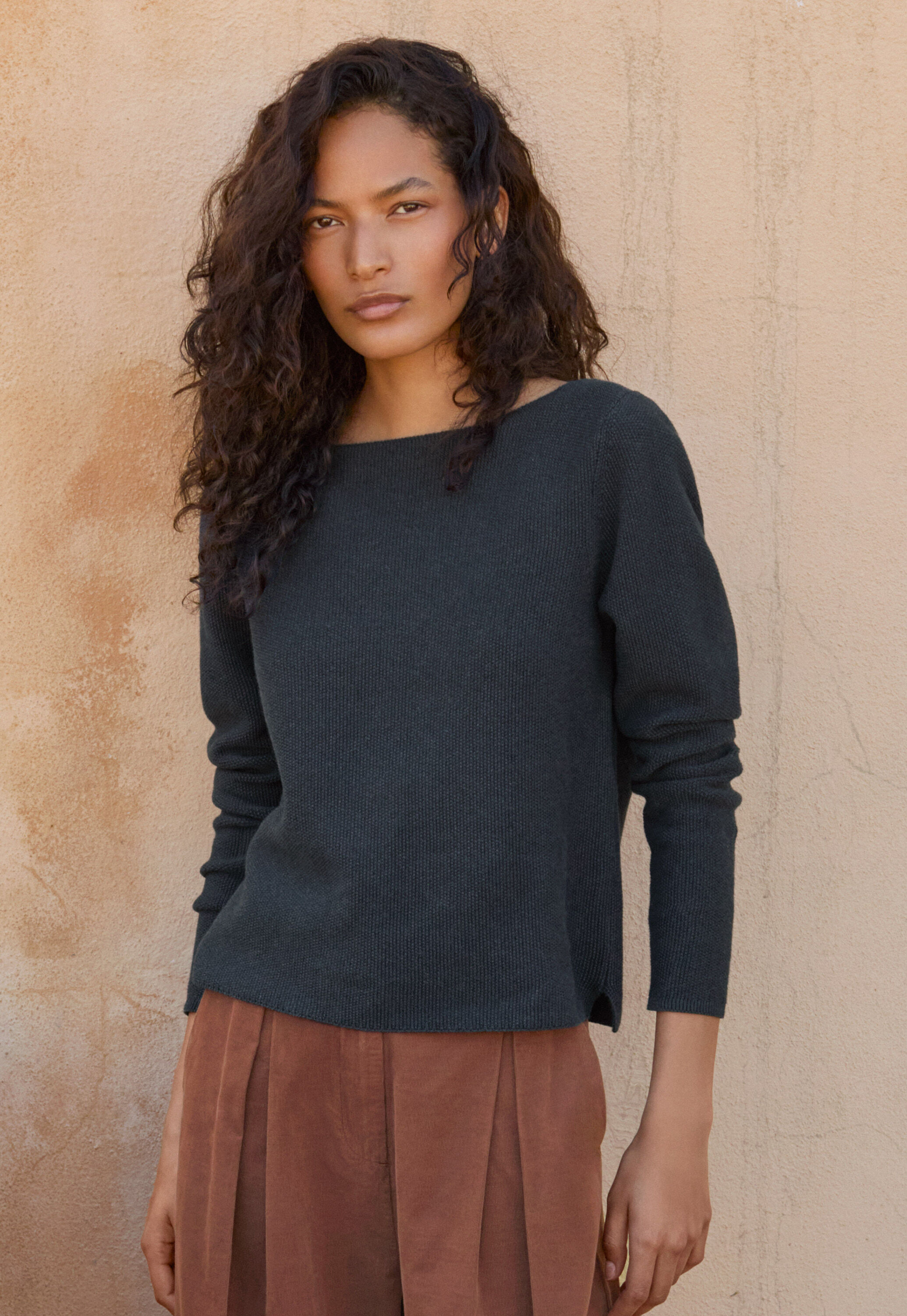 Round-neck sweater
