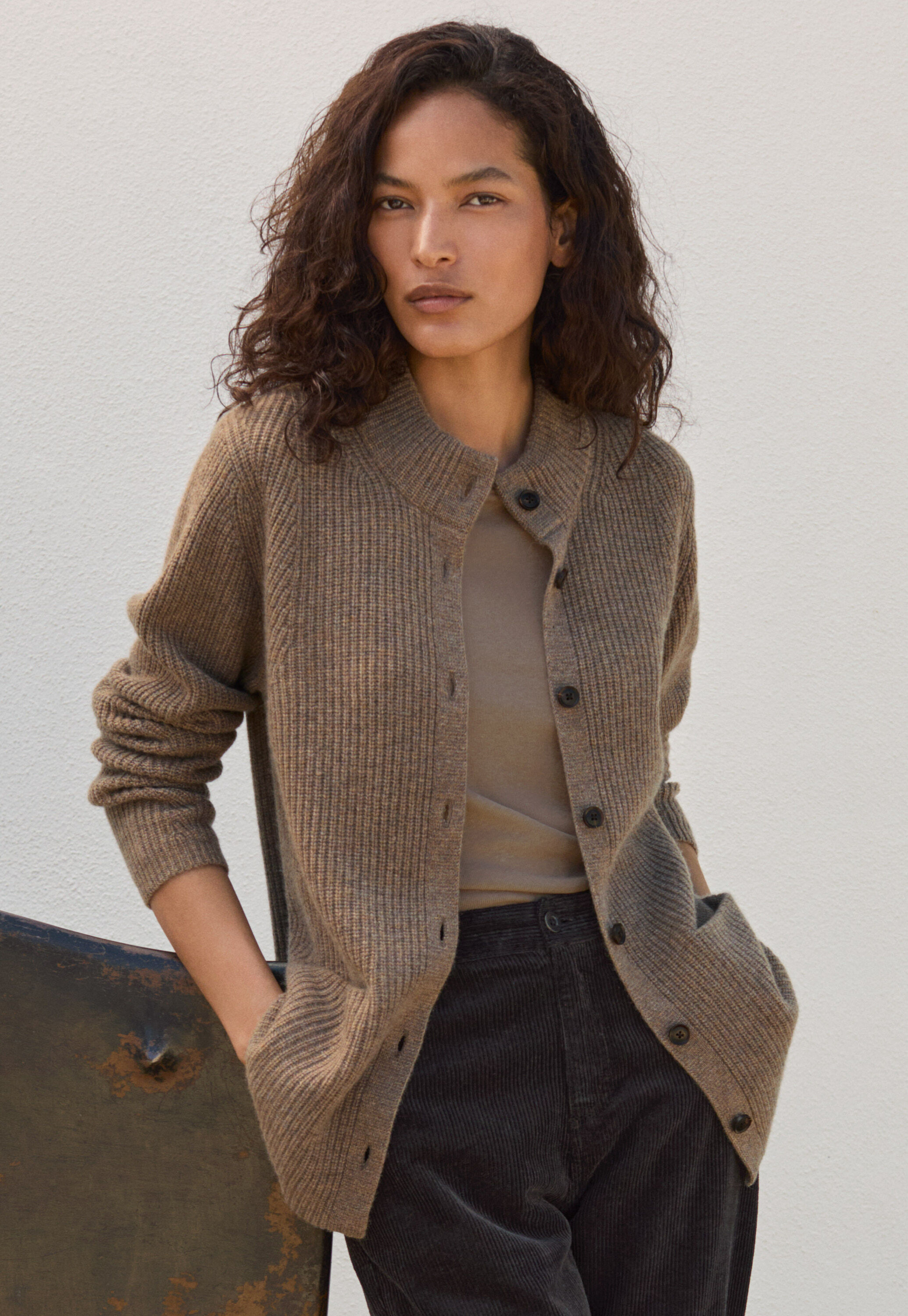 Button-through sweater