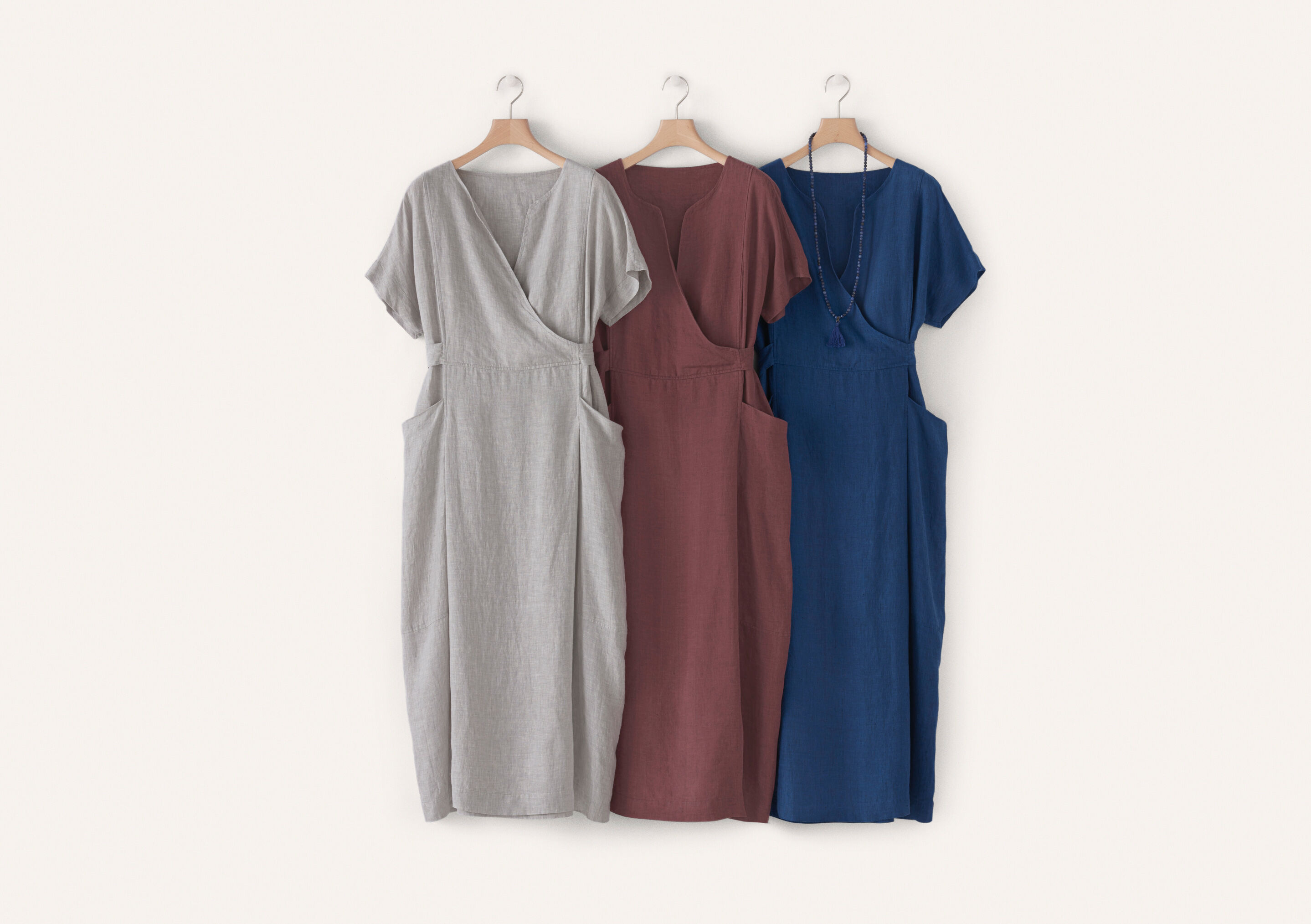 Peplum-detail dress