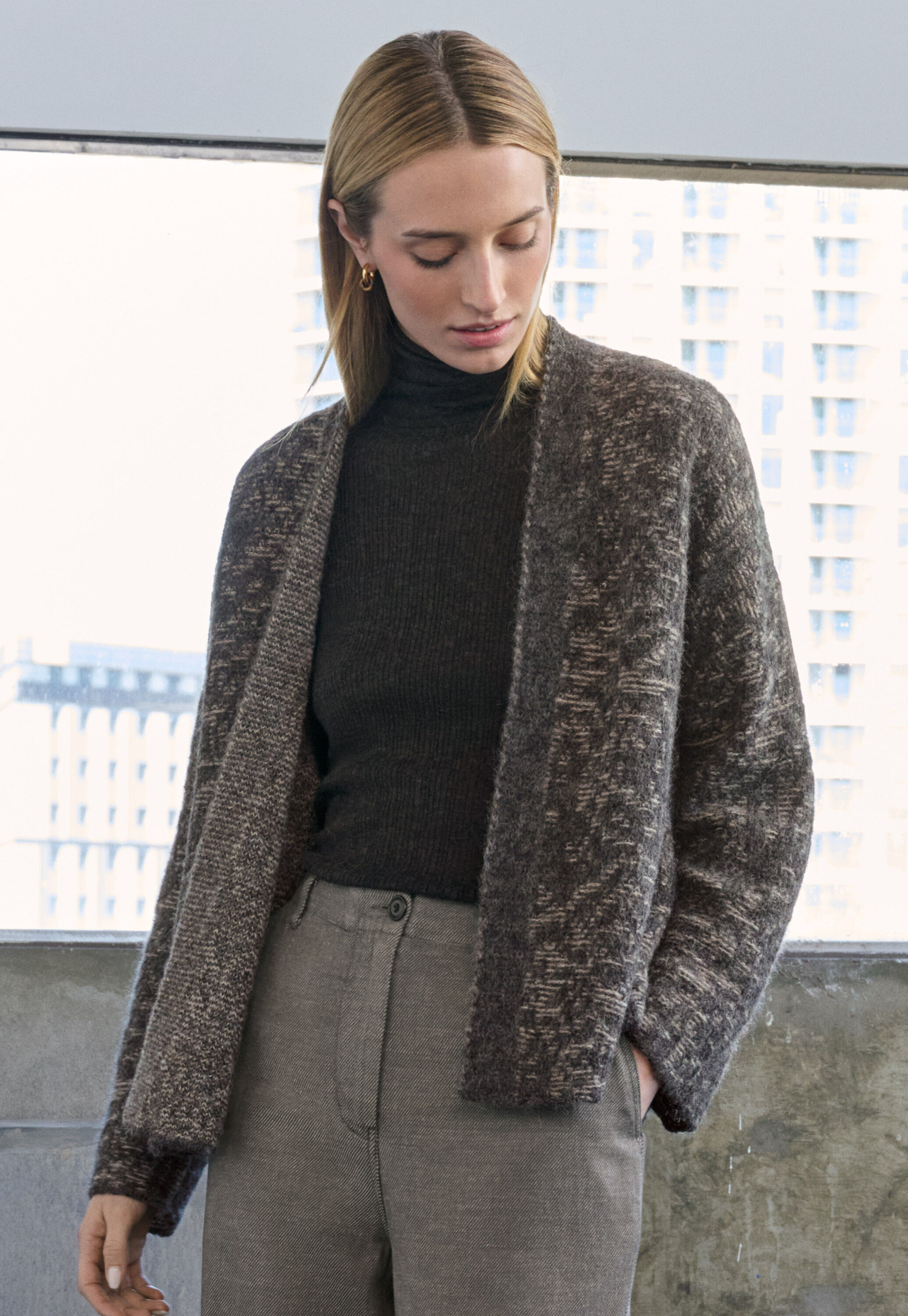 Button-through sweater