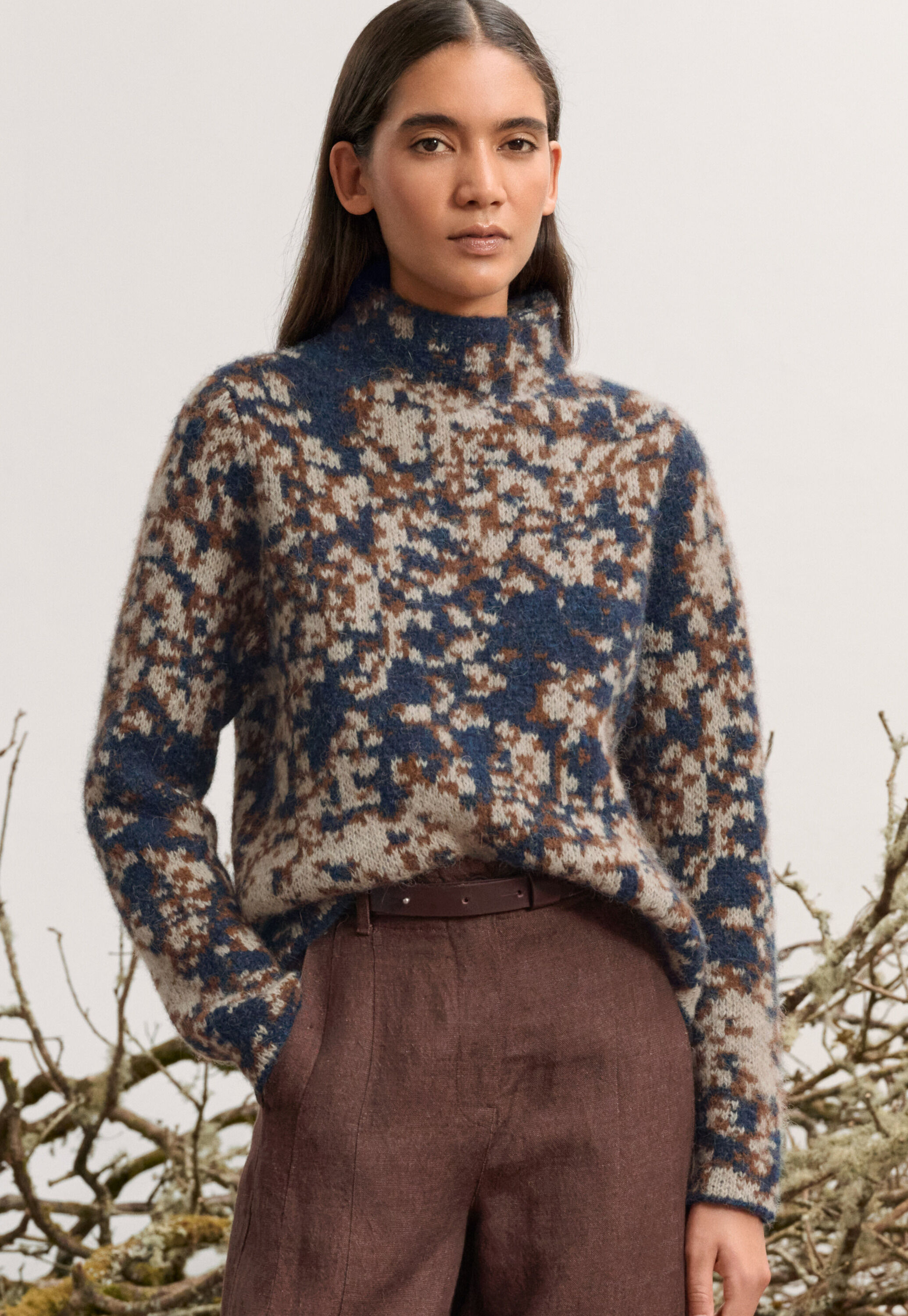 Jacquard sweater