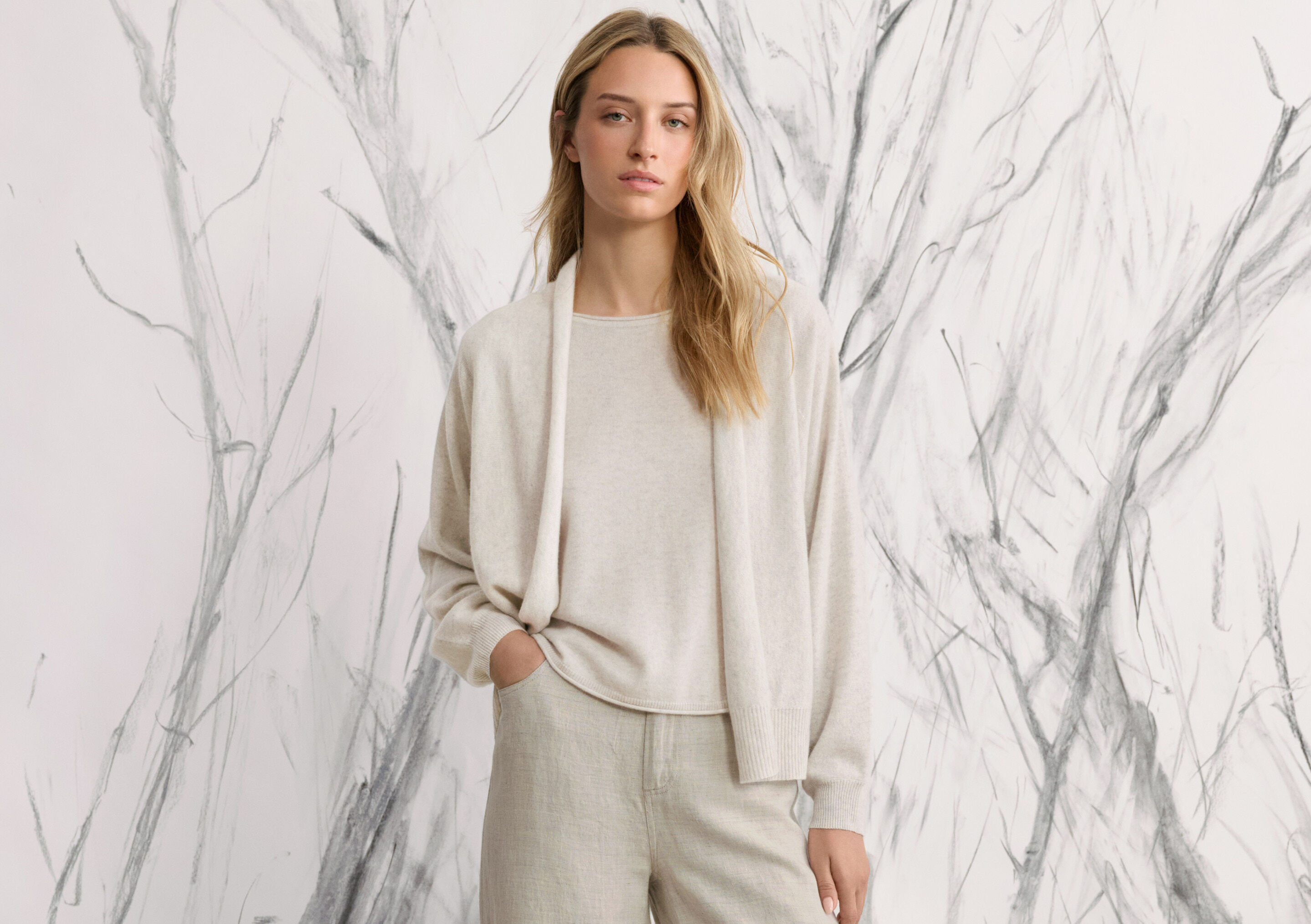 Button-through sweater