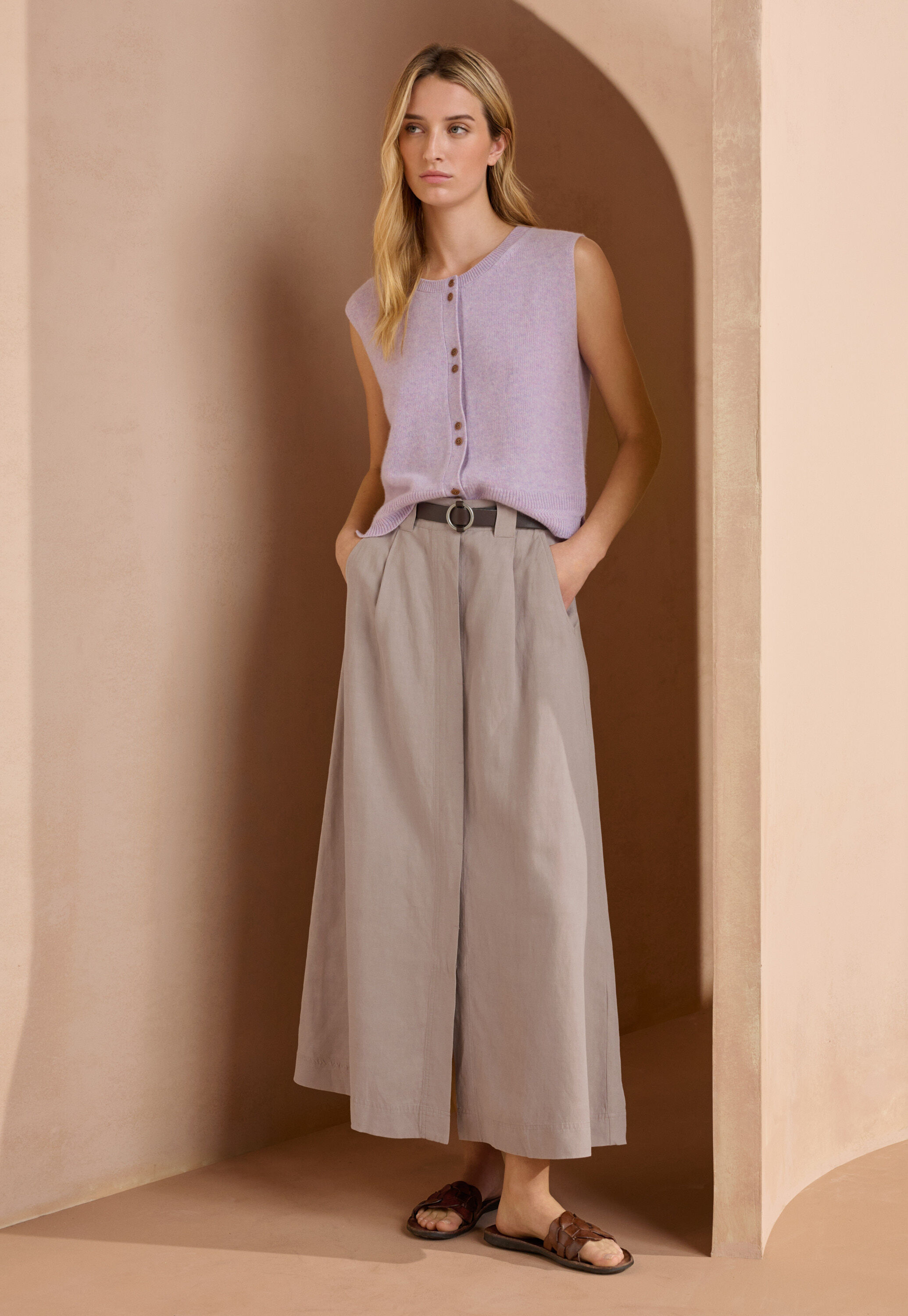 Peplum-detail dress