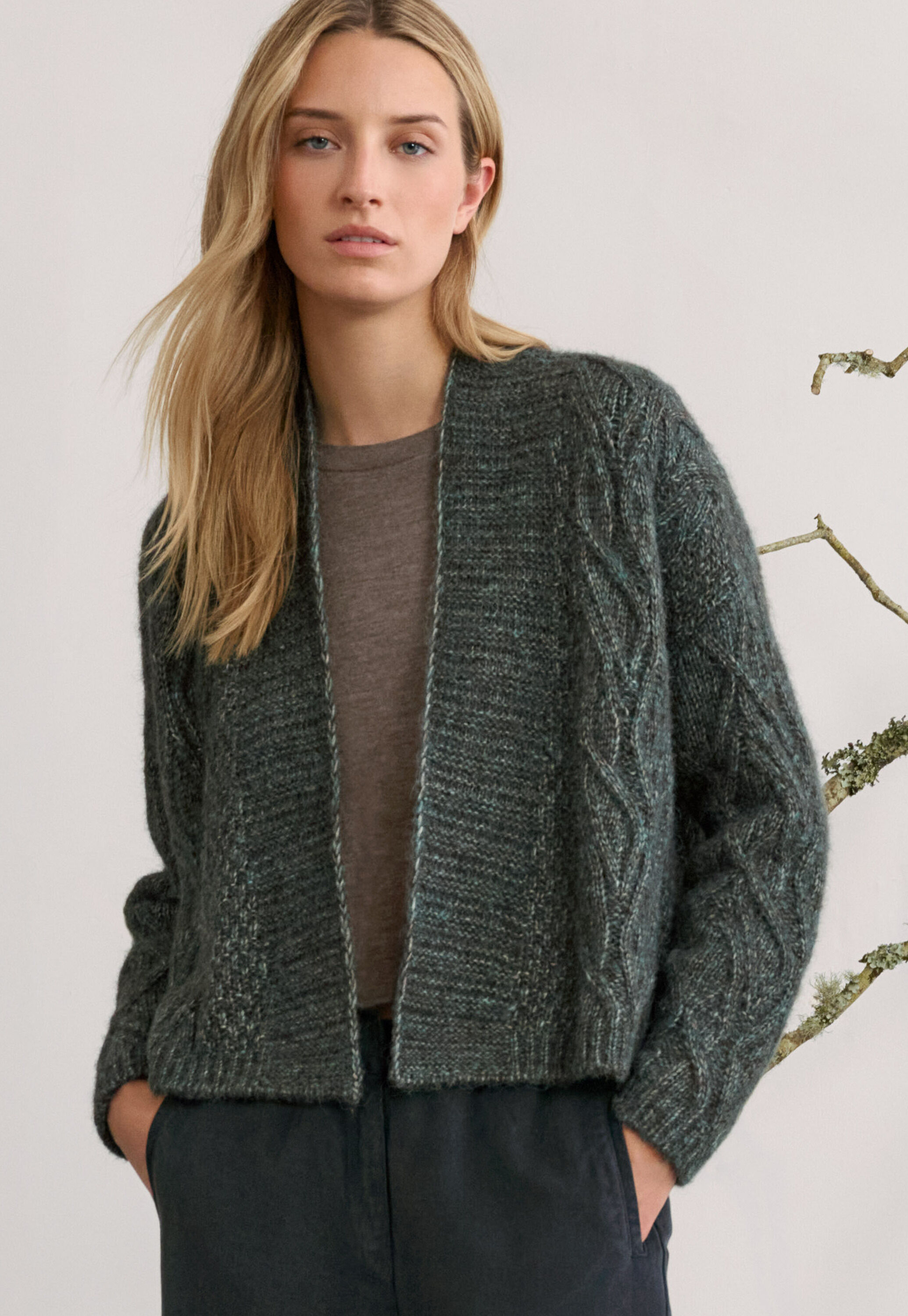 Button-through sweater