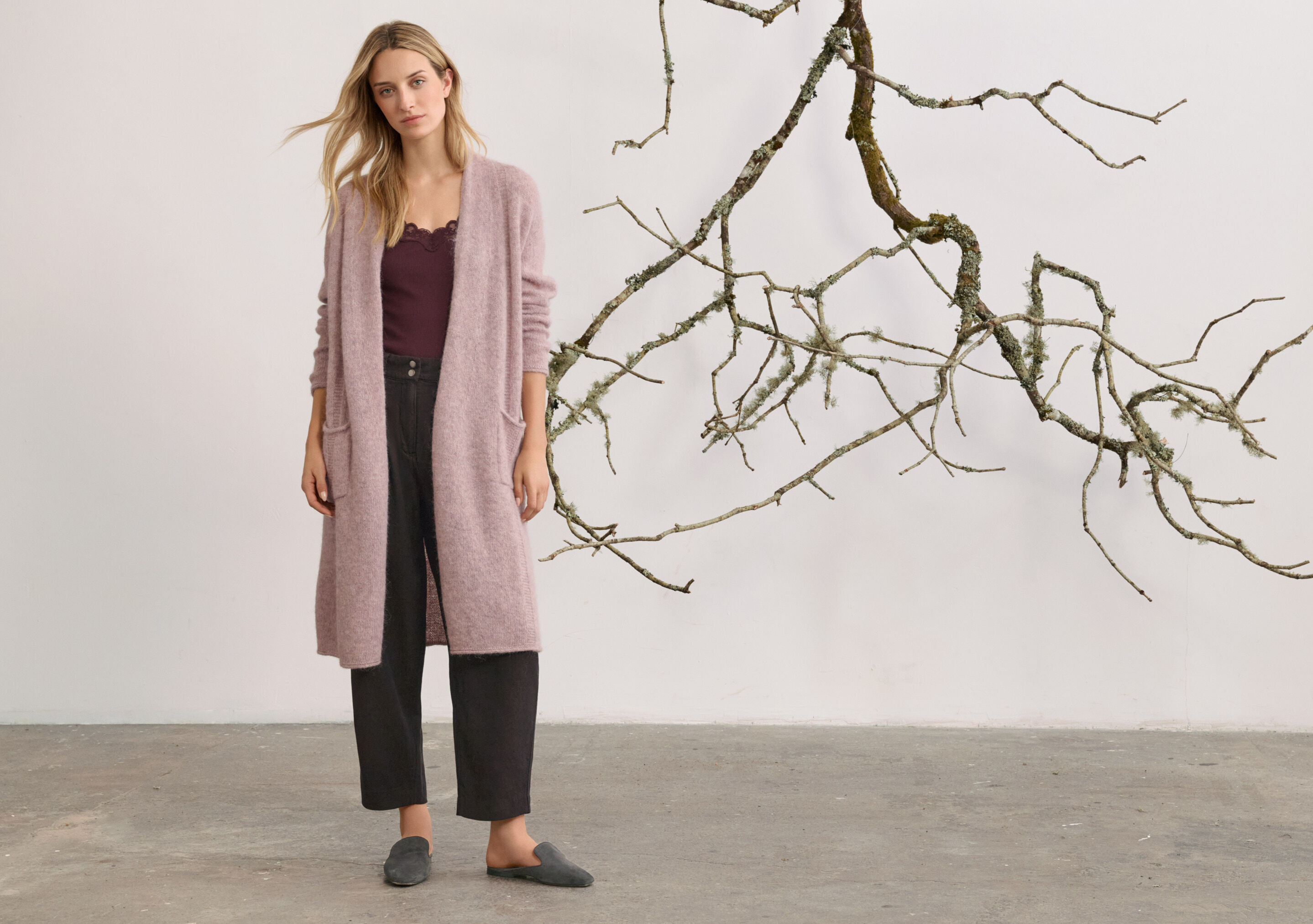 Button-through sweater